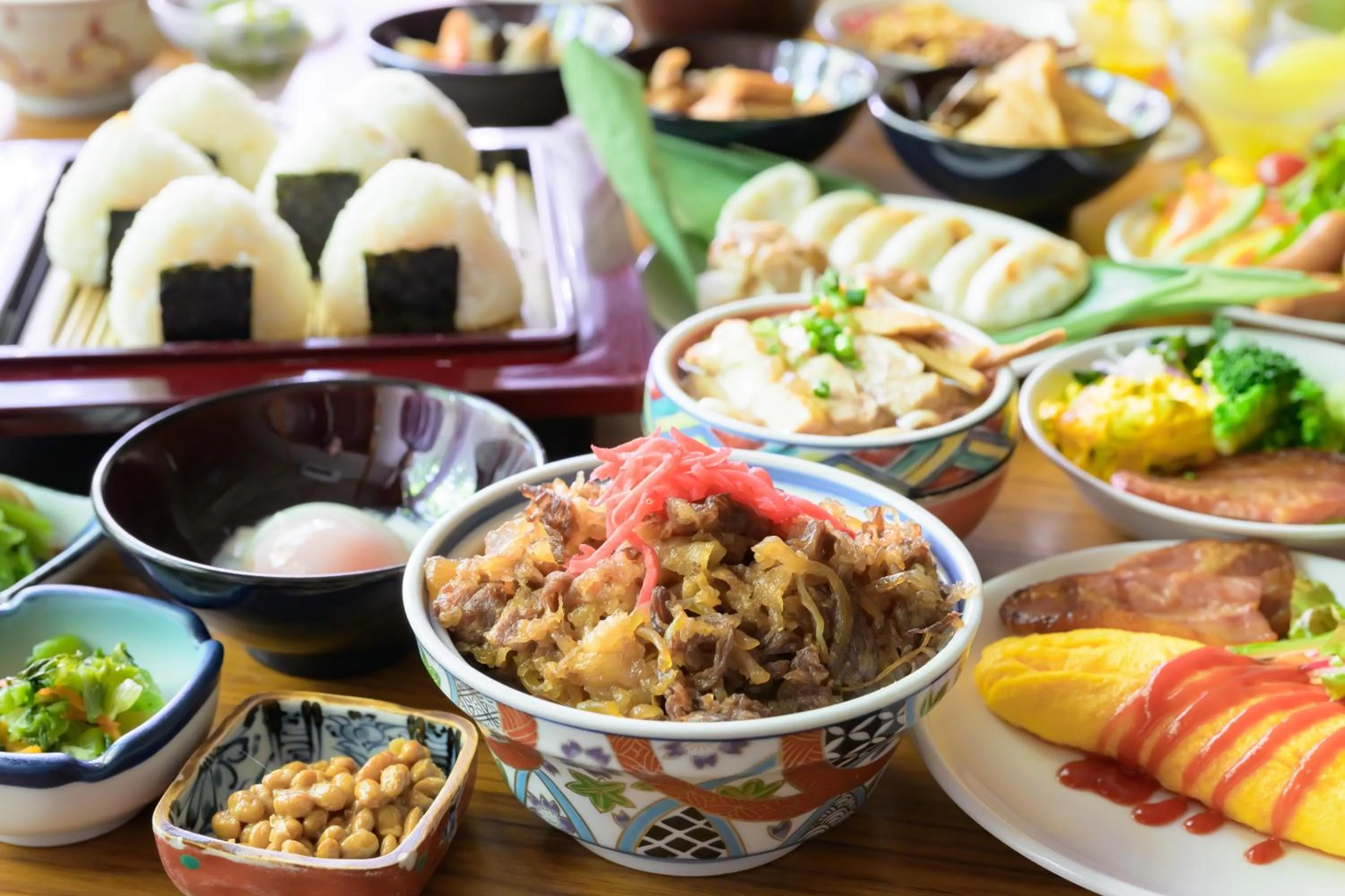 Breakfast in Senkeien Tsukioka Hotel