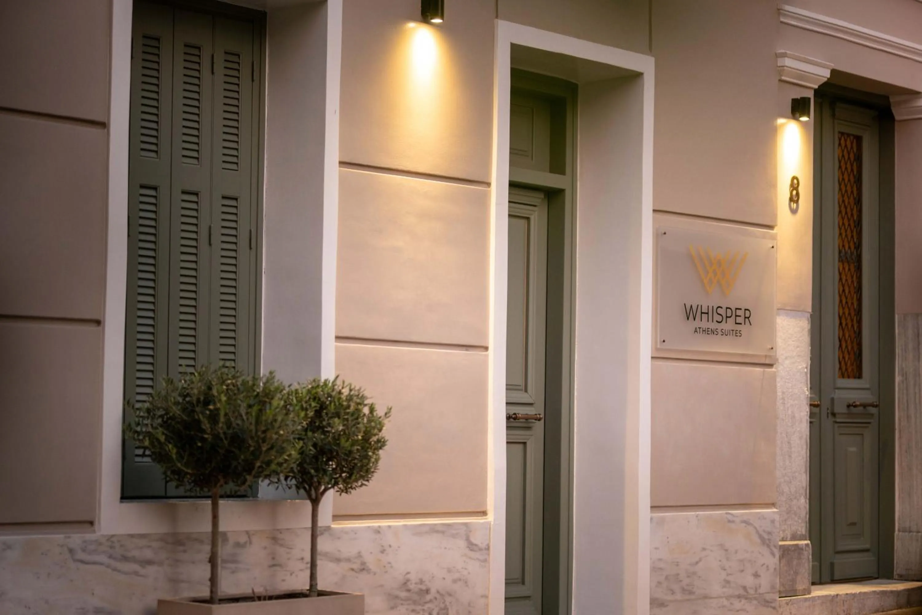 Facade/entrance in Whisper Athens Suites