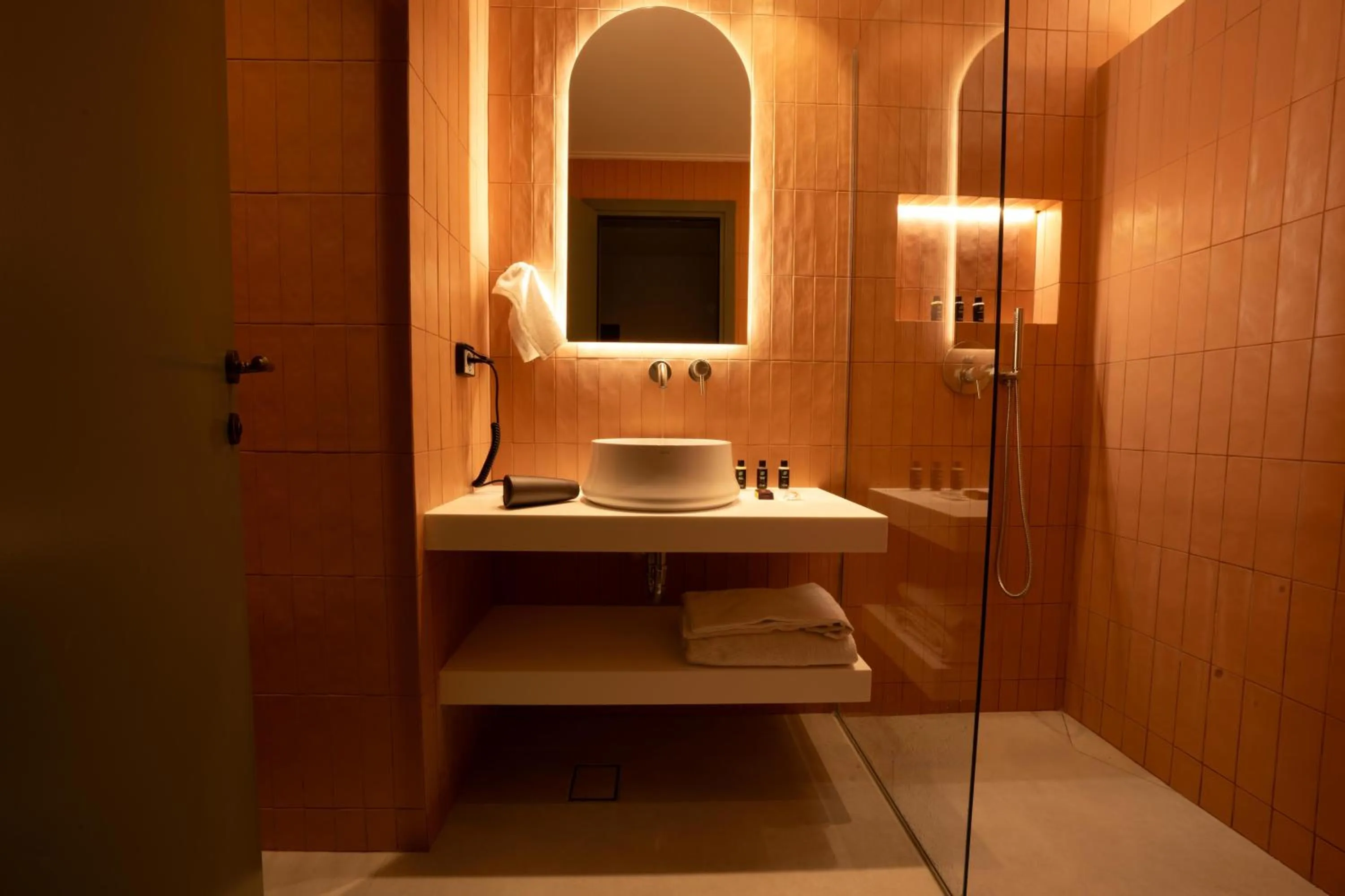 Shower in Whisper Athens Suites