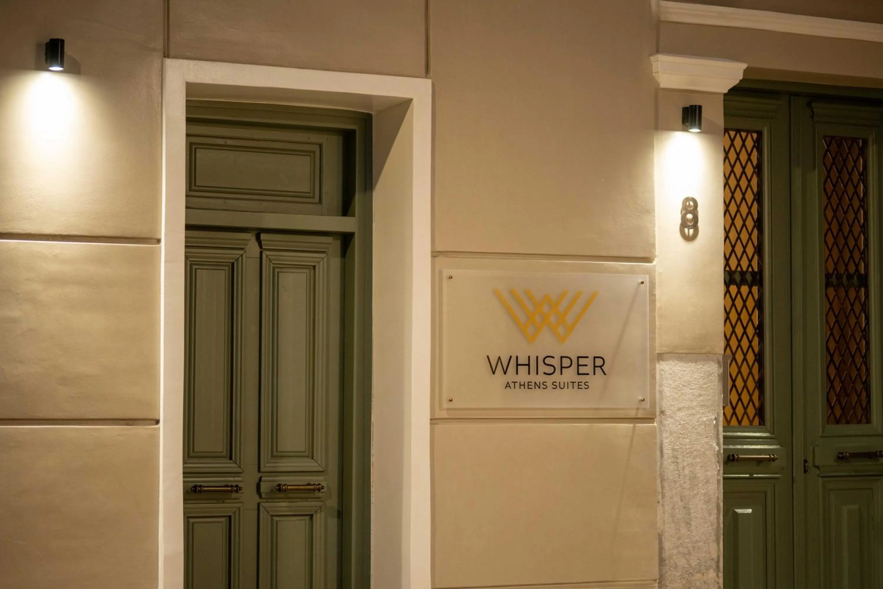 Property logo or sign in Whisper Athens Suites