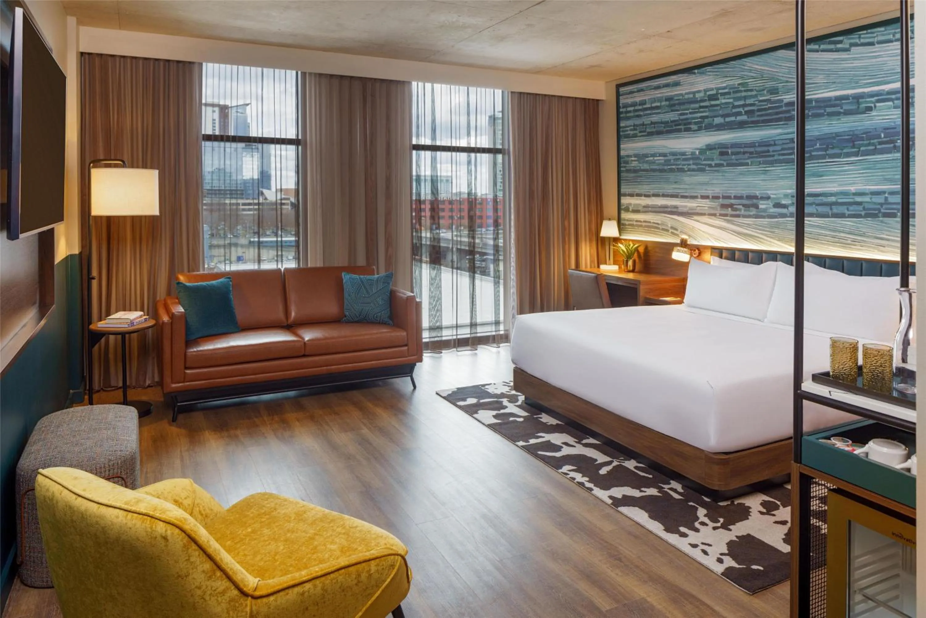 Bedroom, Bed in Caption by Hyatt Downtown Nashville