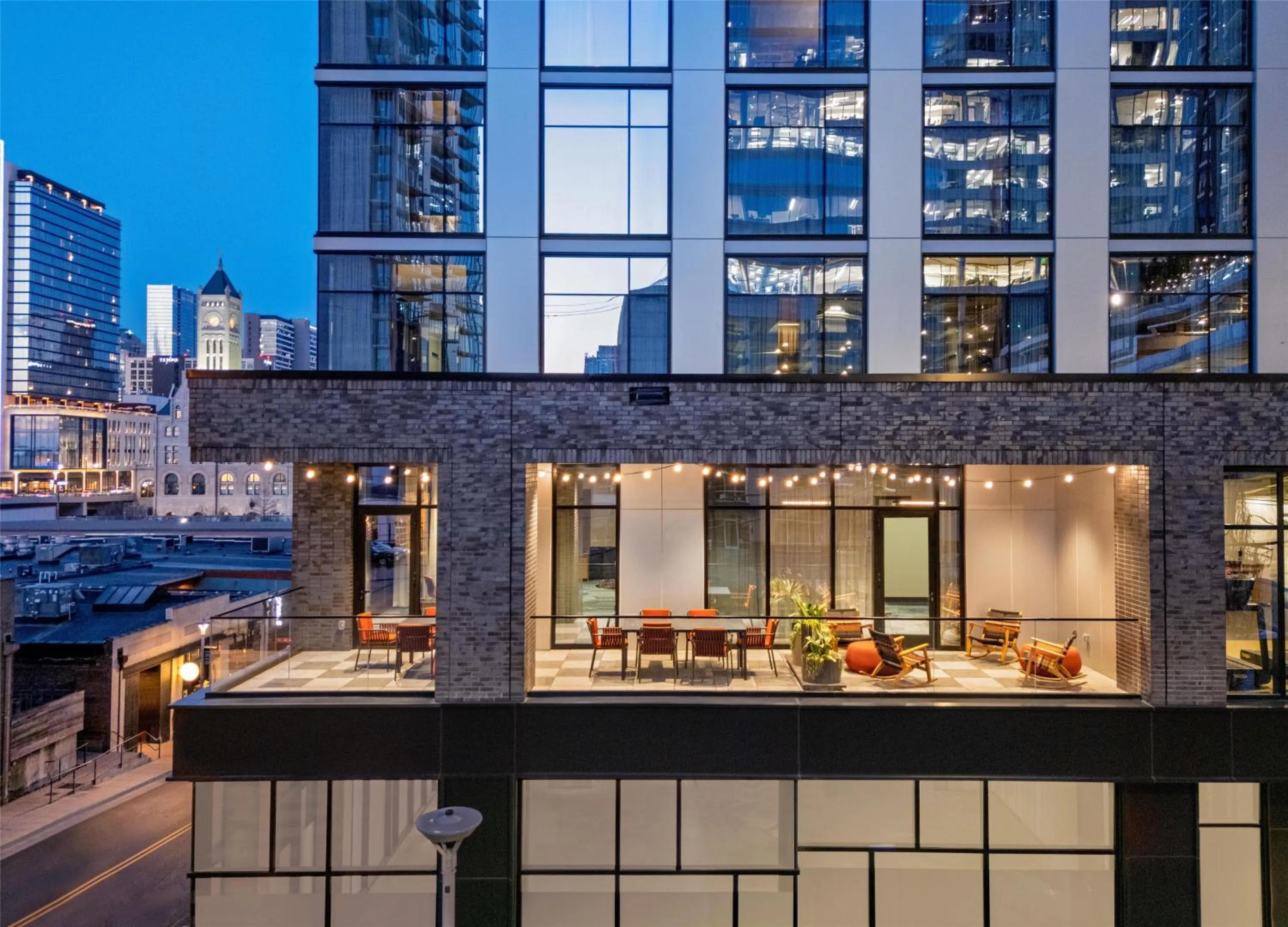 Patio in Caption by Hyatt Downtown Nashville