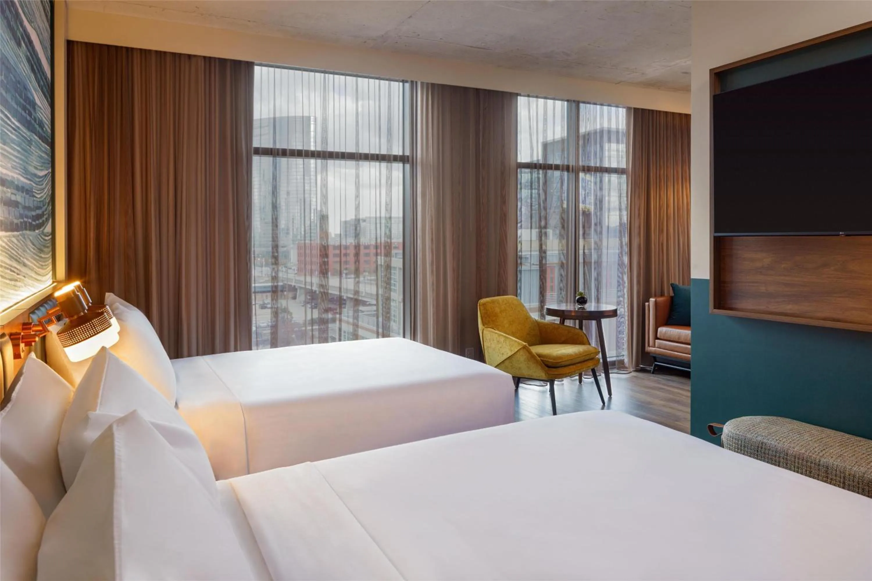 Bedroom, Bed in Caption by Hyatt Downtown Nashville