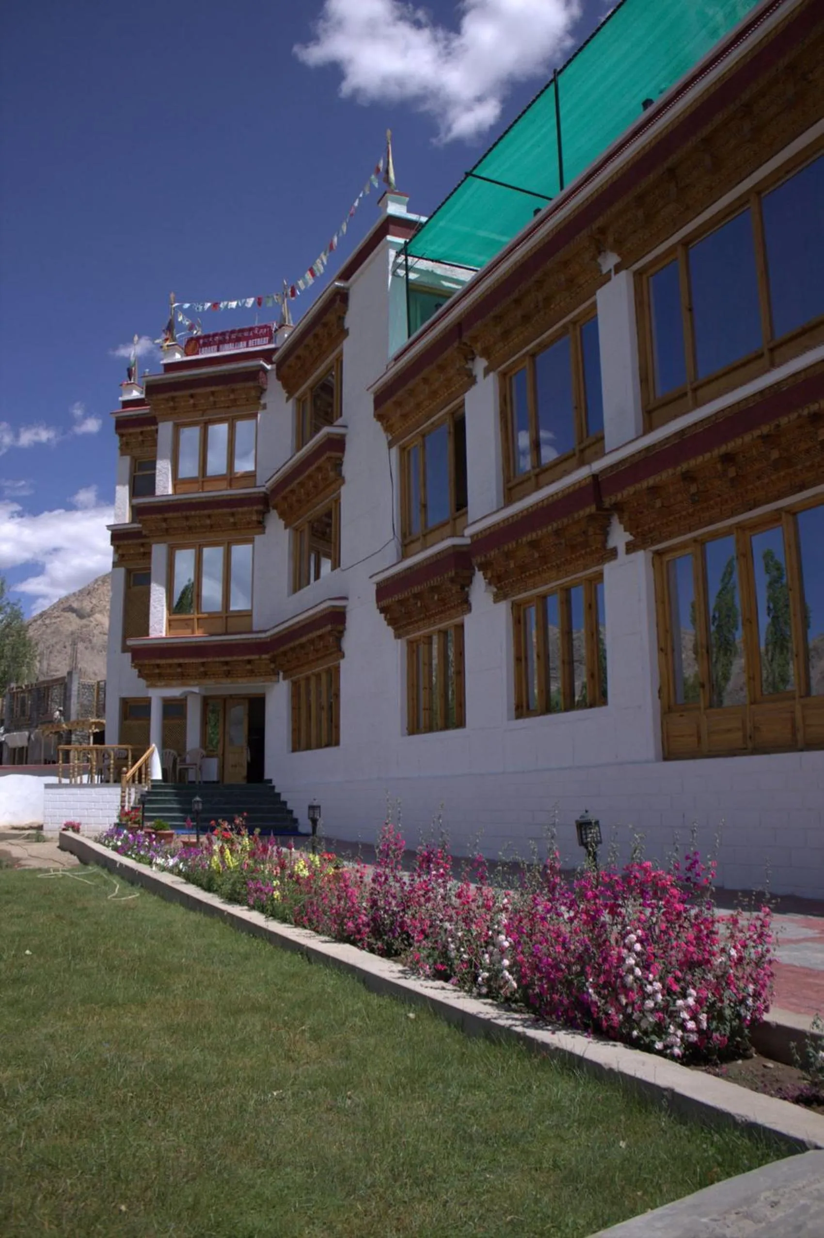 Facade/entrance in Ladakh Himalayan Retreat