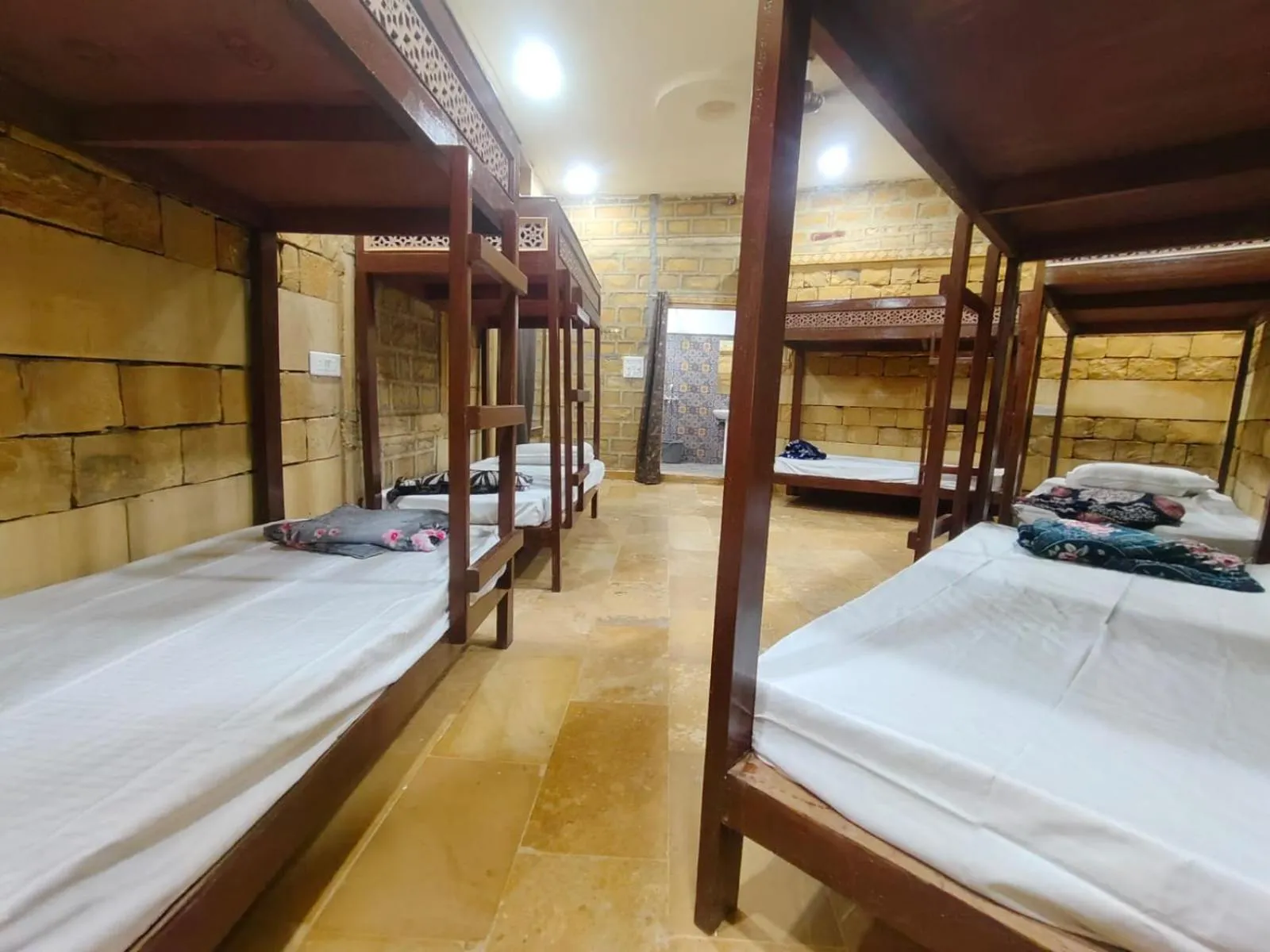 Bed in Hotel The Silk Route