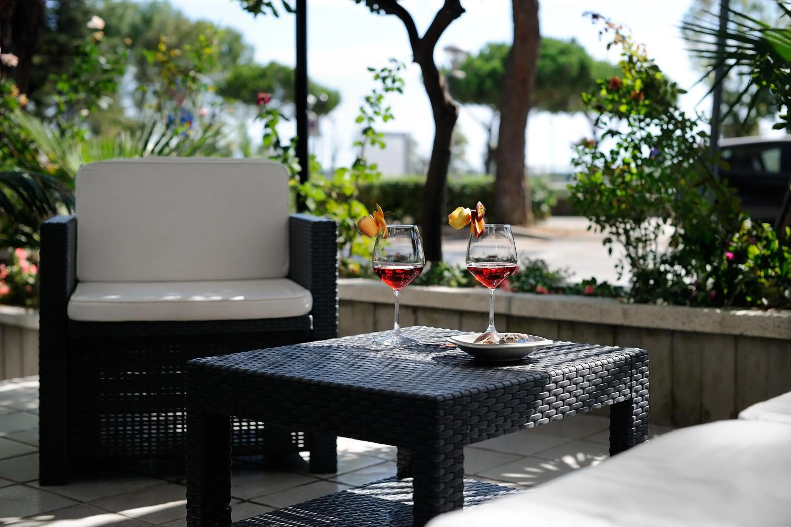 Patio in Hotel Capitol