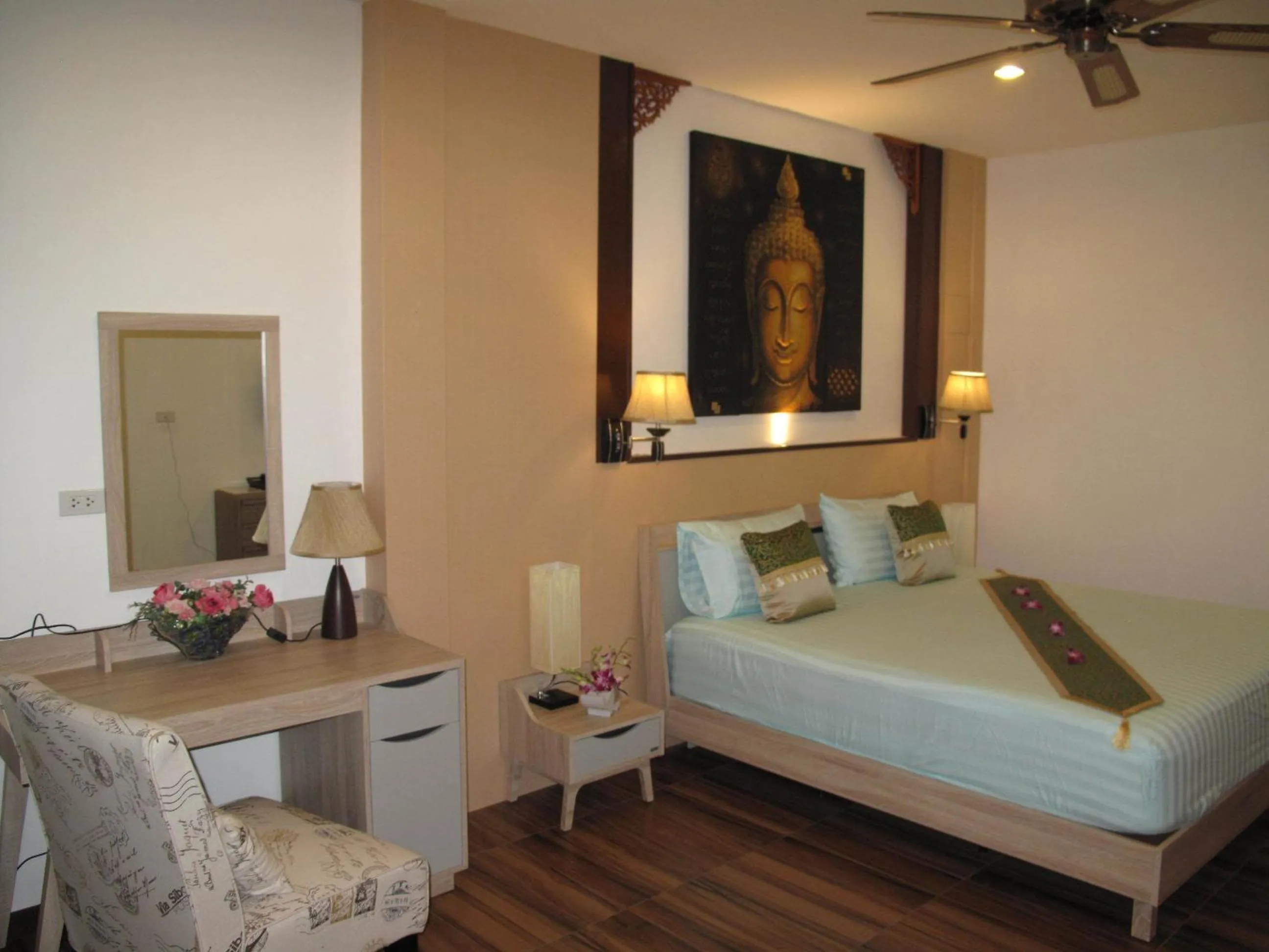 Decorative detail, Bed in QG Resort