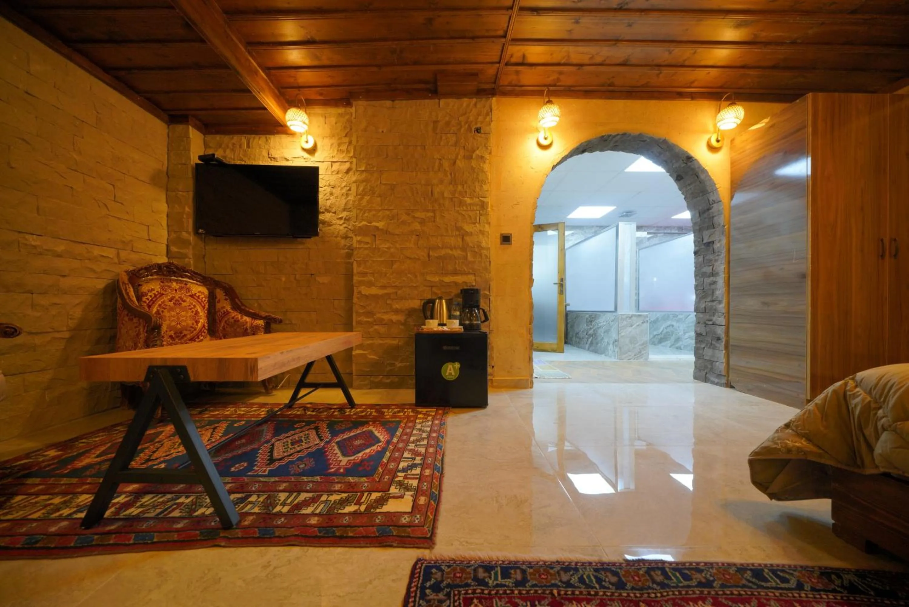 Communal lounge/ TV room in Goreme Cave Rooms&Pool
