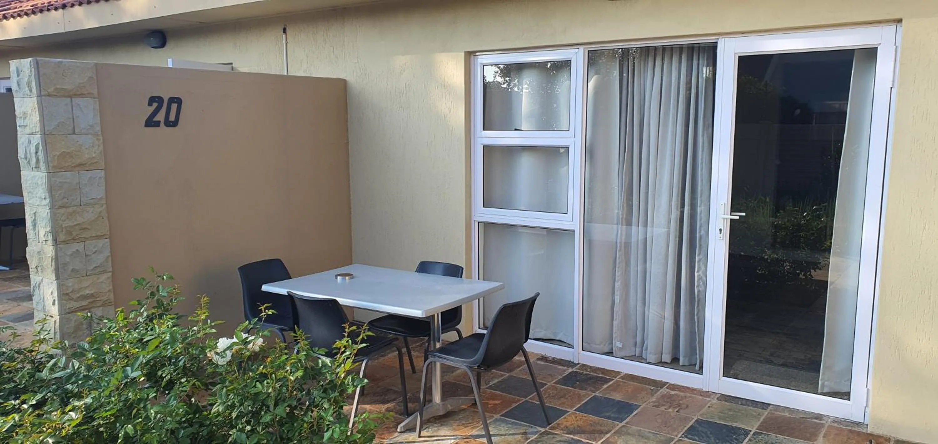 Patio in Acacia Lodge