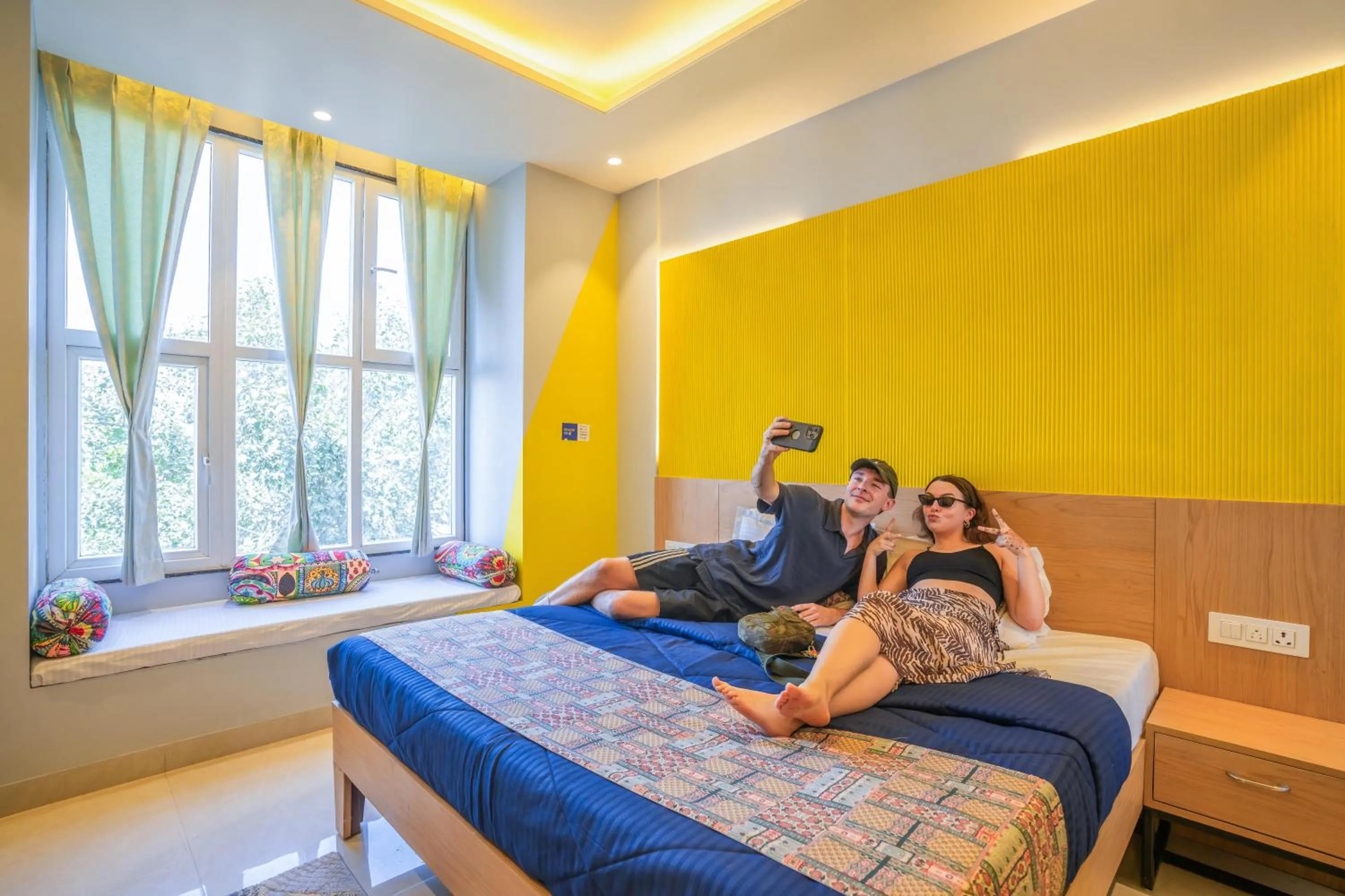 Bed in Shalom Backpackers Jaipur