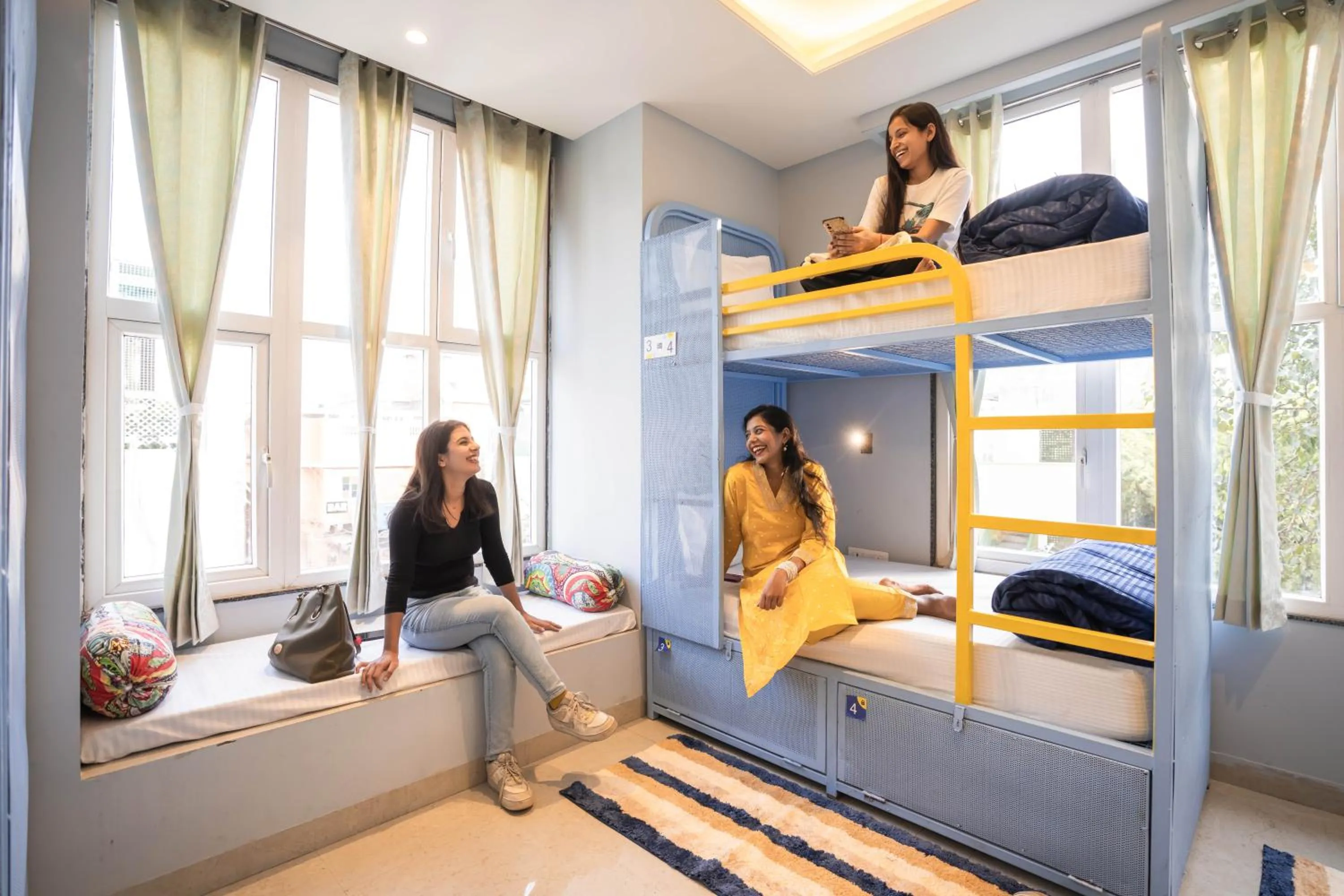 Bed in Shalom Backpackers Jaipur