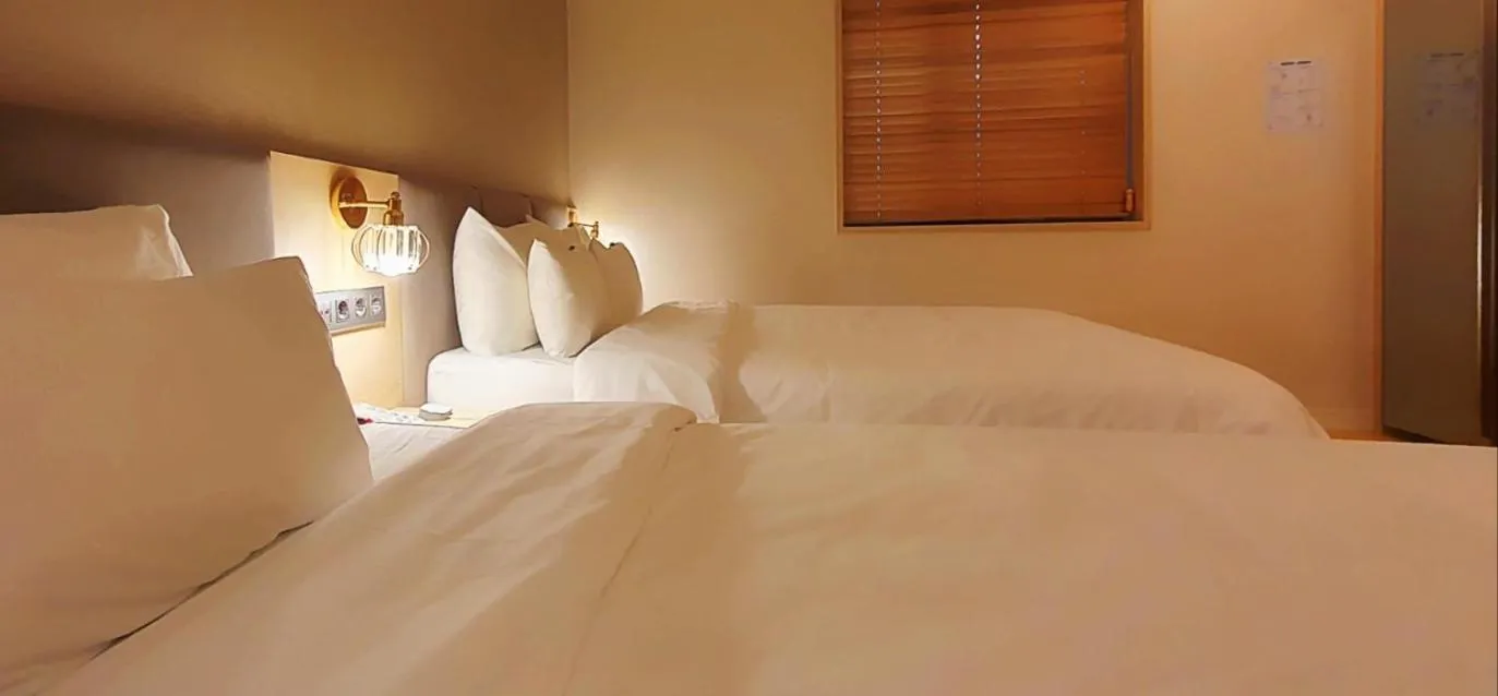 Bed in Browndot hotel Gimhae cityhall