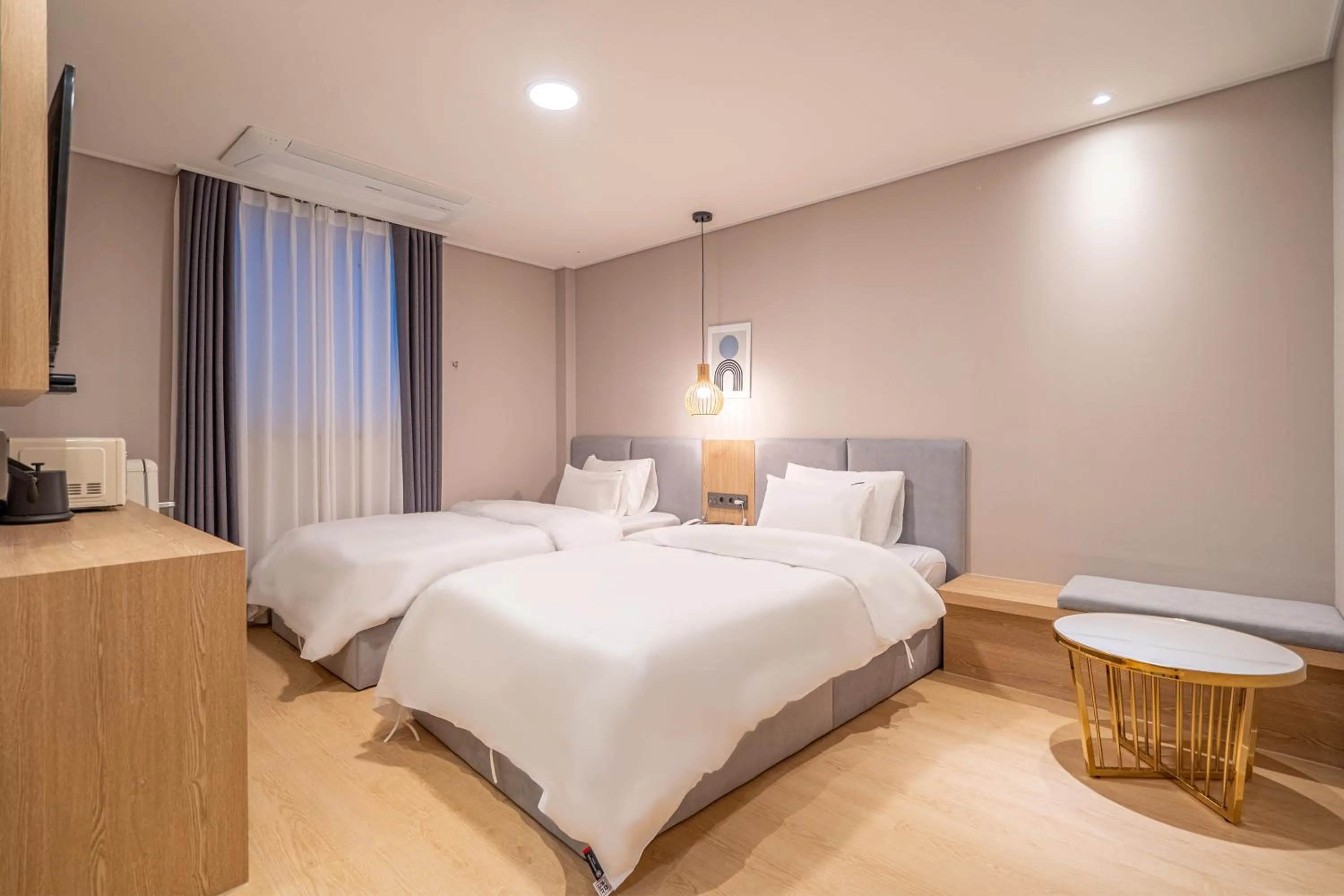 Bed in Browndot hotel Gimhae cityhall