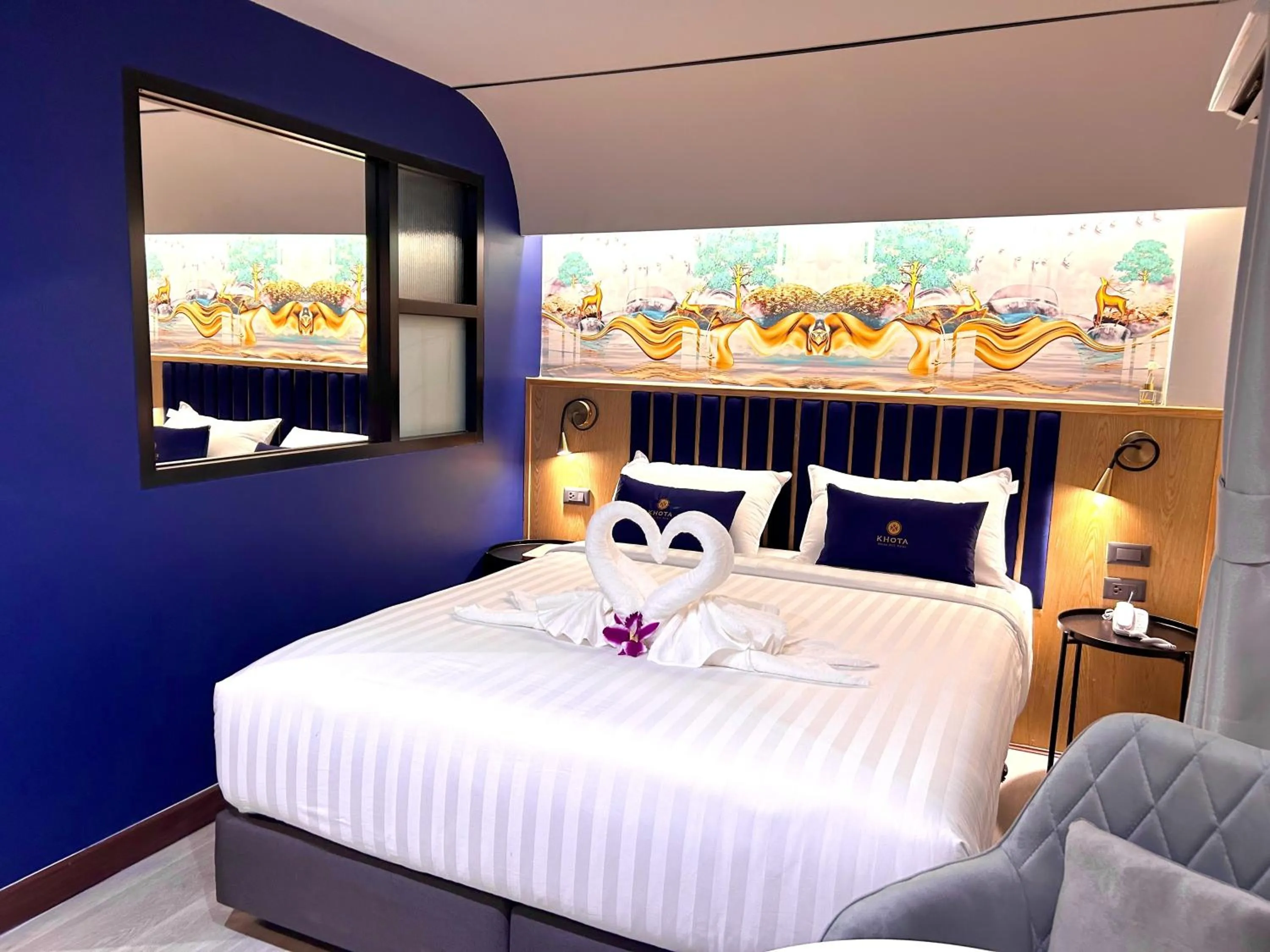 Bed in Khota Hill Hotel