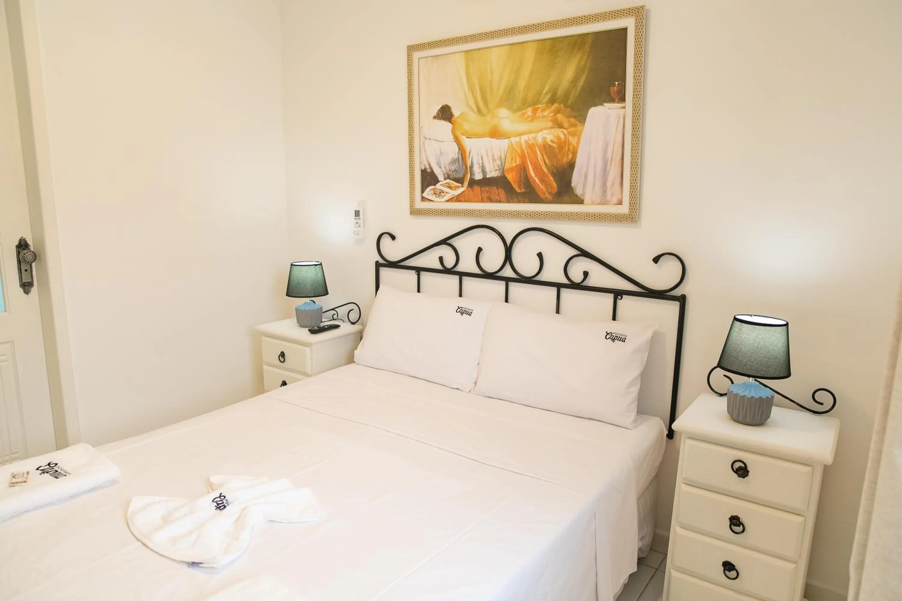 Bed in Pousada Capua Buzios