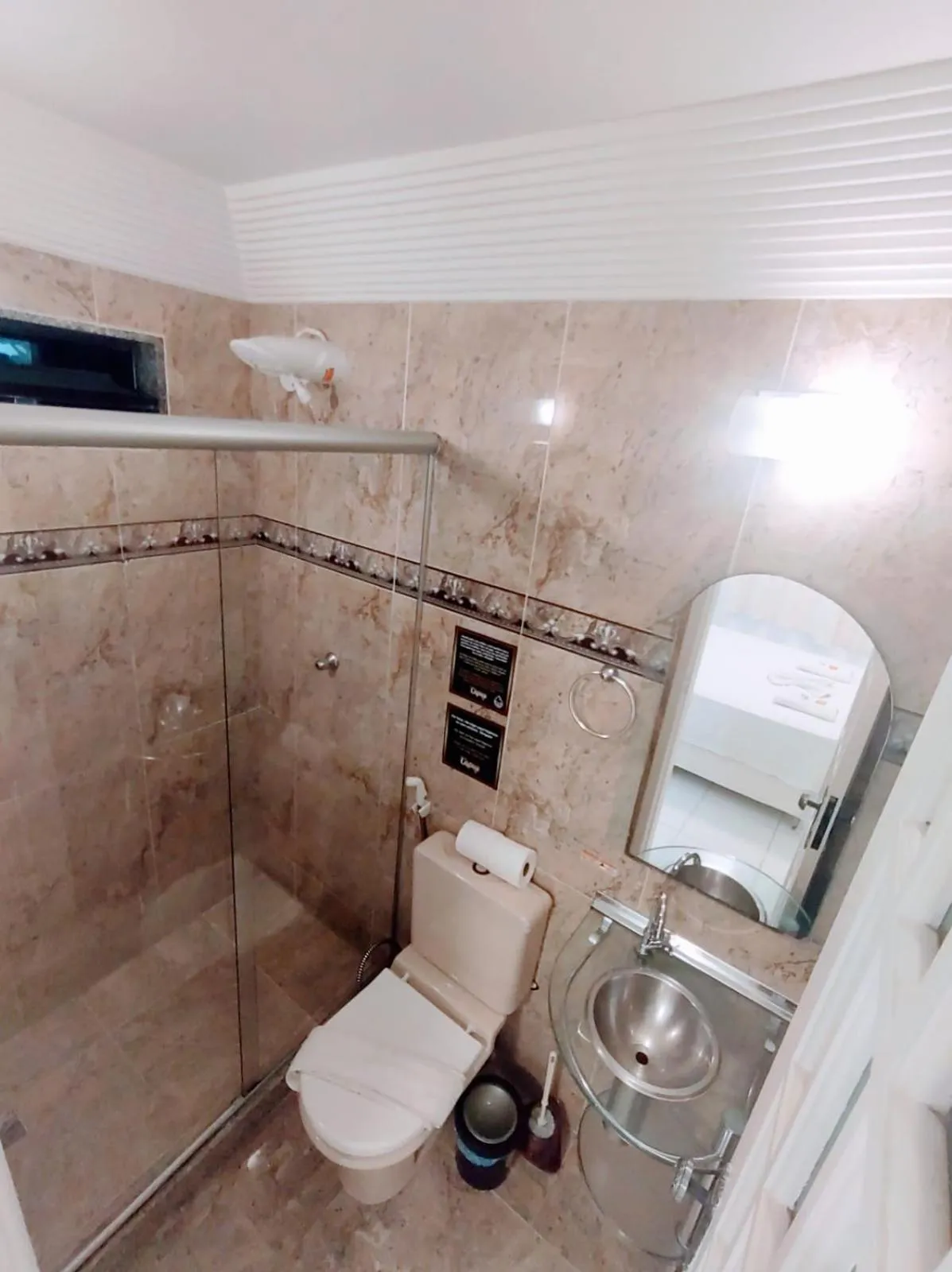 Shower in Pousada Capua Buzios