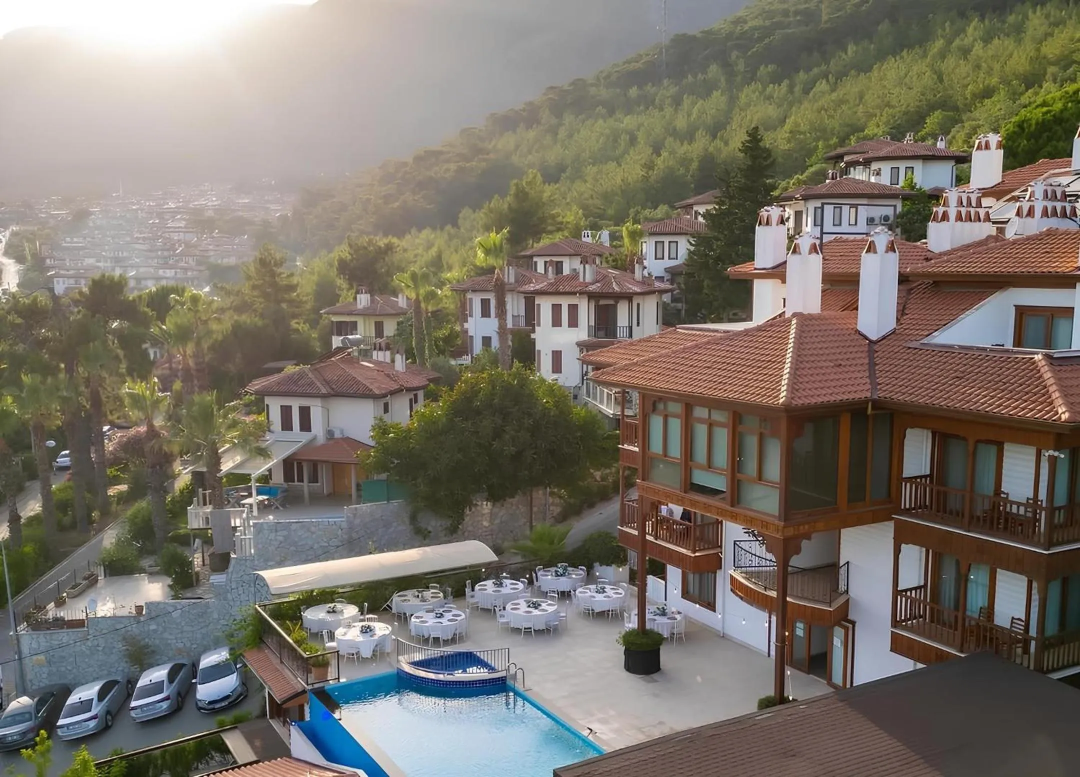 Bird's eye view in Hotel Lotus Spa&Sport Akyaka