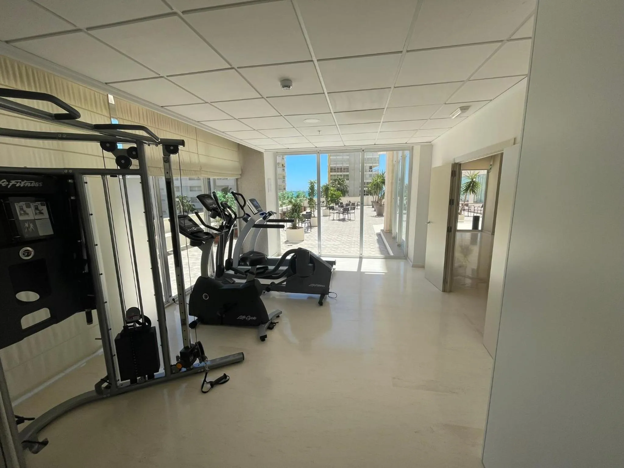 Fitness centre/facilities in Hotel Santamarta