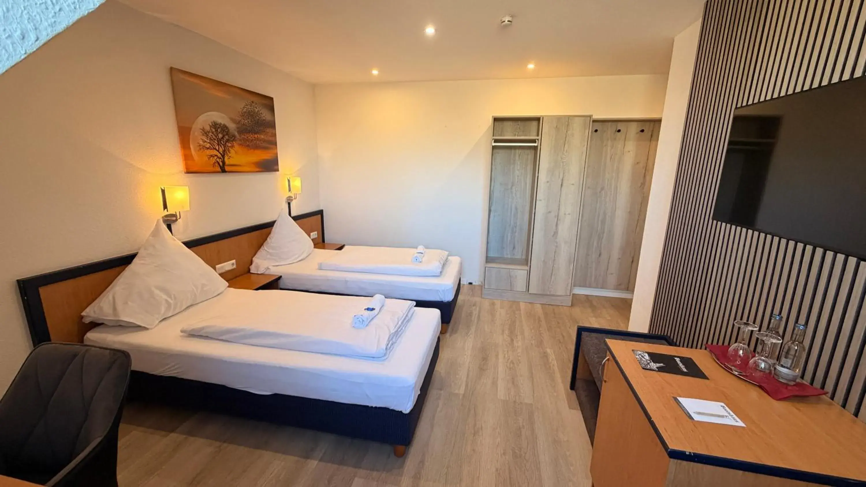 Standard Twin Room - single occupancy in Bootshaus Hamm Standard Twin Room - single occupancy in Bootshaus Hamm