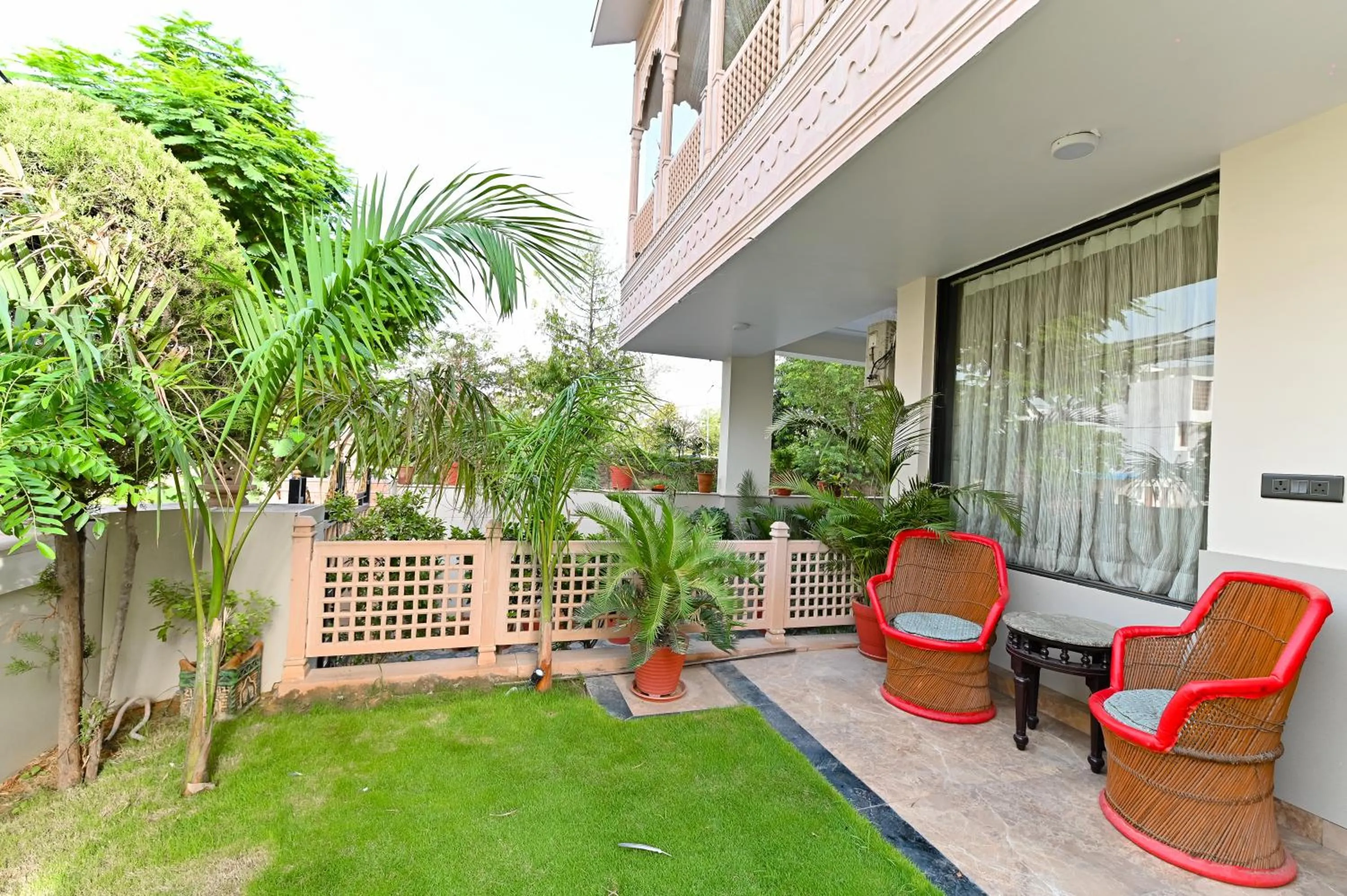 Garden in Harnawa Haveli - A Boutique Heritage Stay