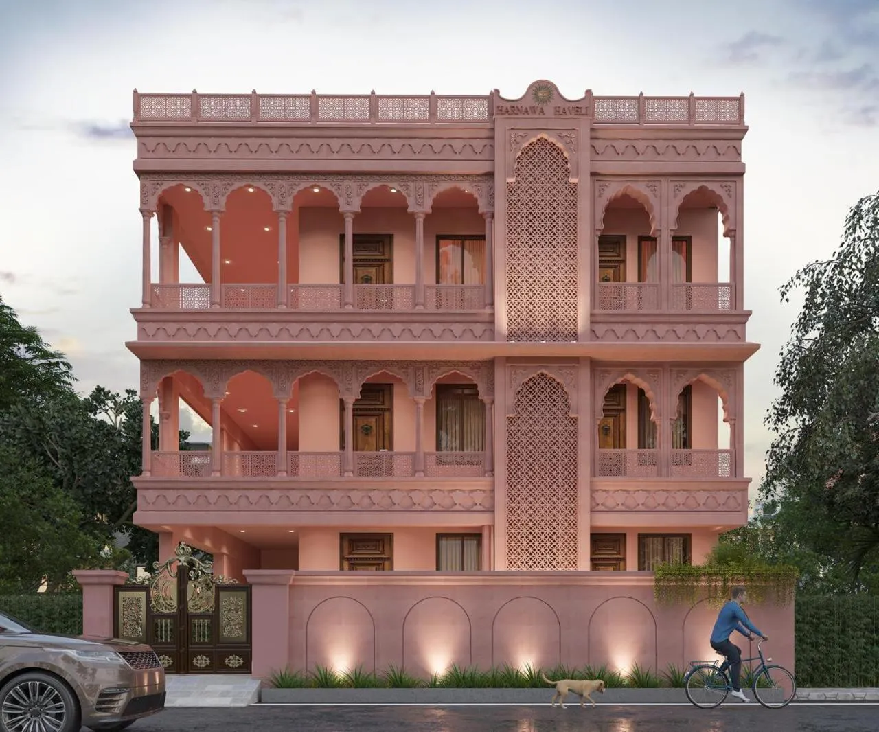 Property building in Harnawa Haveli - A Boutique Heritage Stay