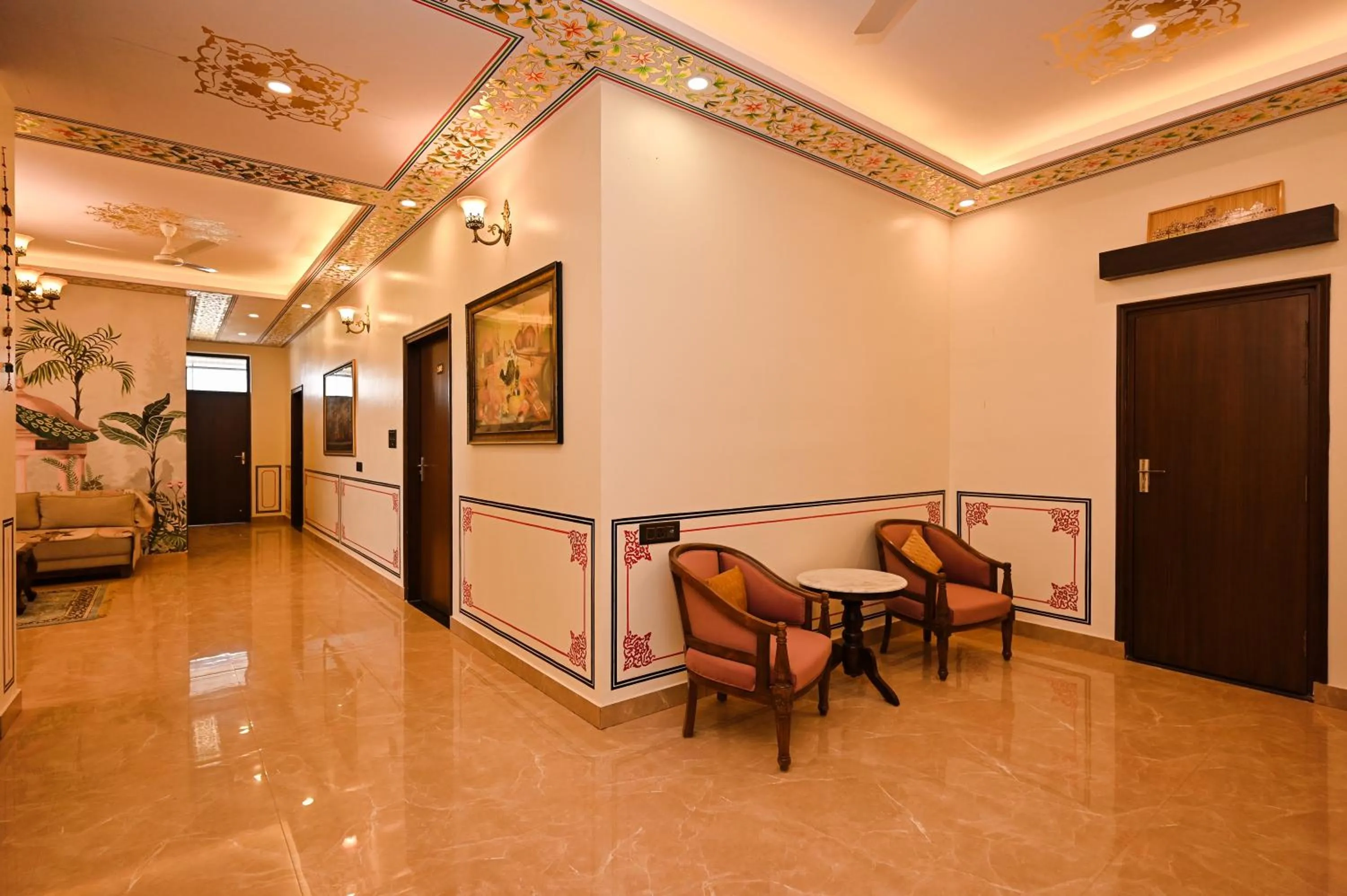 Lobby or reception in Harnawa Haveli - A Boutique Heritage Stay