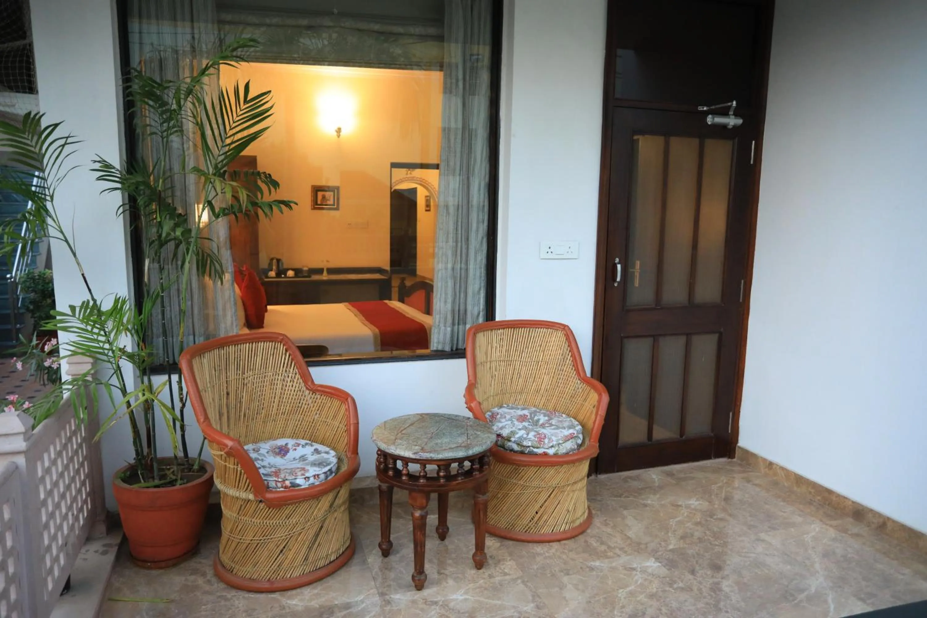 Patio in Harnawa Haveli - A Boutique Heritage Stay