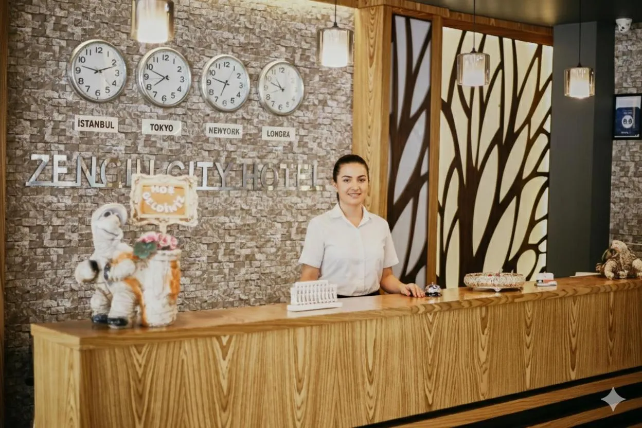 Lobby or reception in Zengin City Hotel
