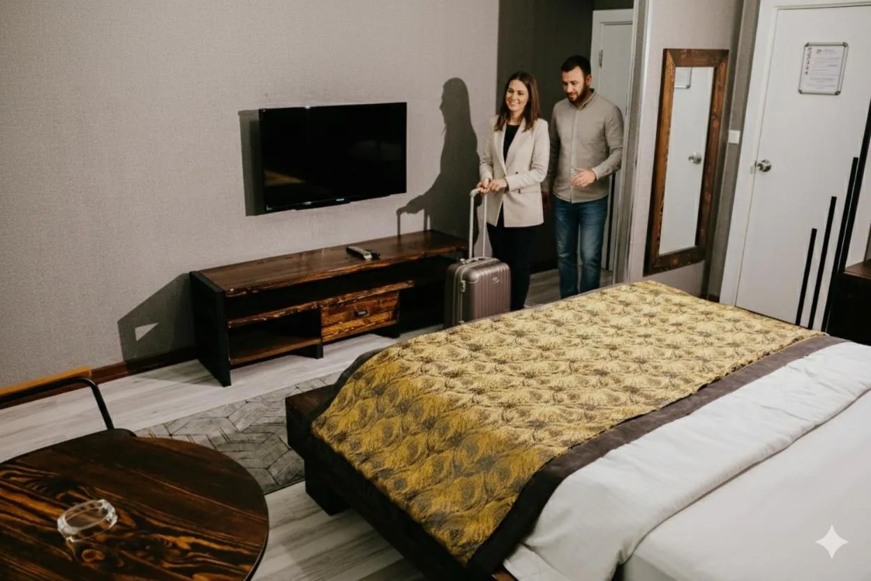 Photo of the whole room, Bed in Zengin City Hotel