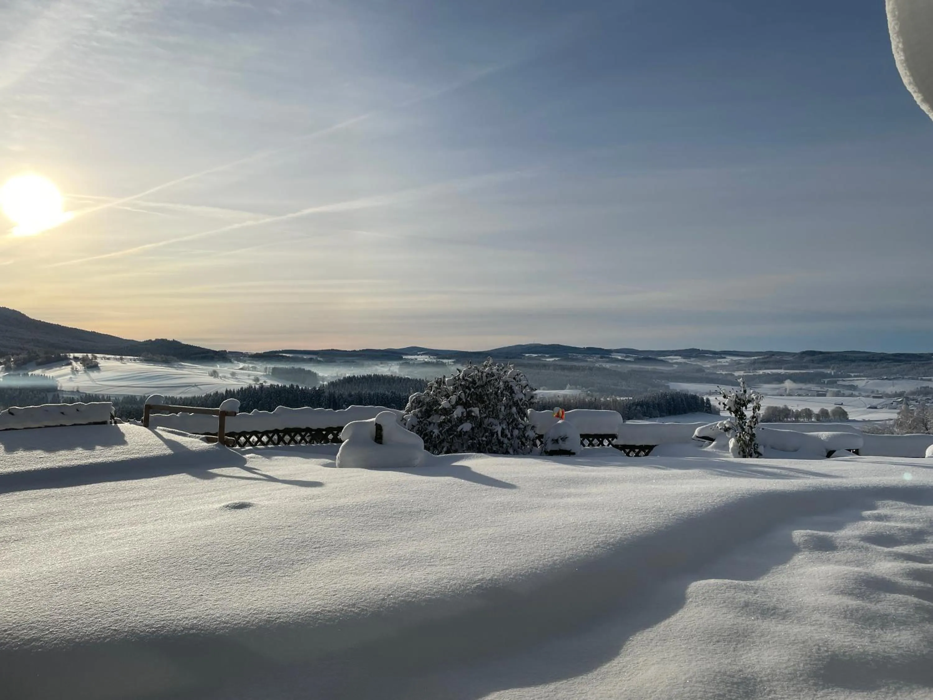 Sea view in Hotel "Haus am Berg"