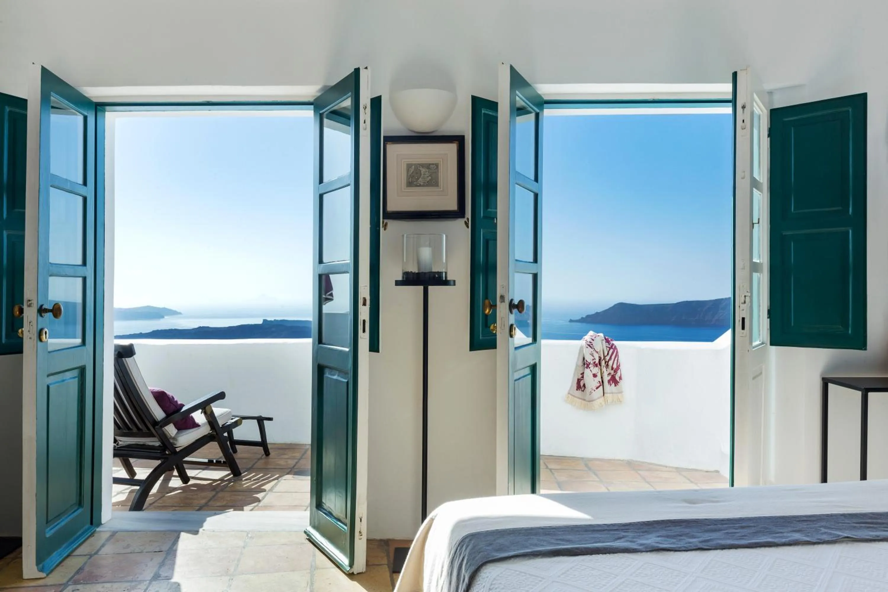 Balcony/Terrace, Bed in The Vasilicos