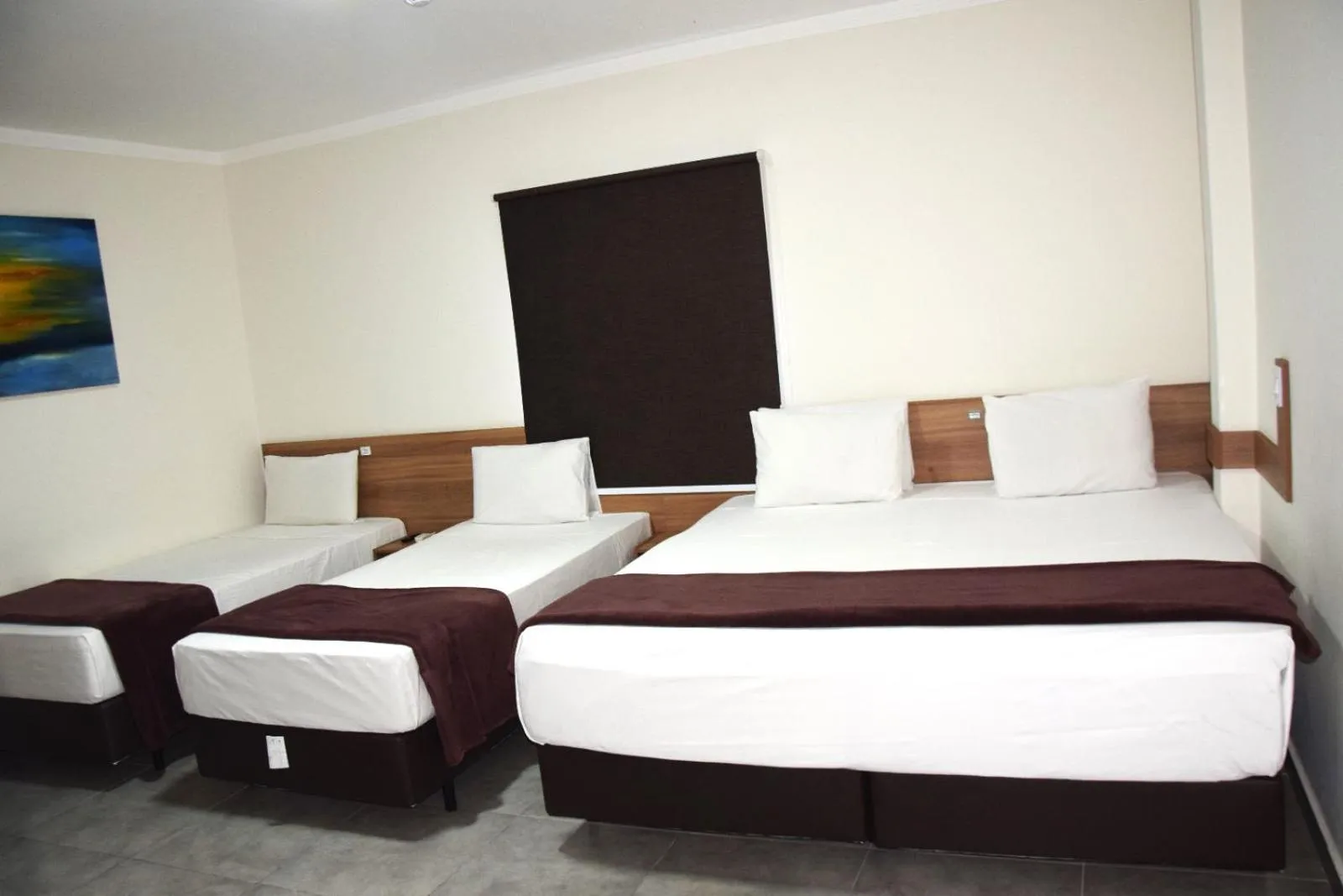 Bed in Hotel Internacional Guarulhos