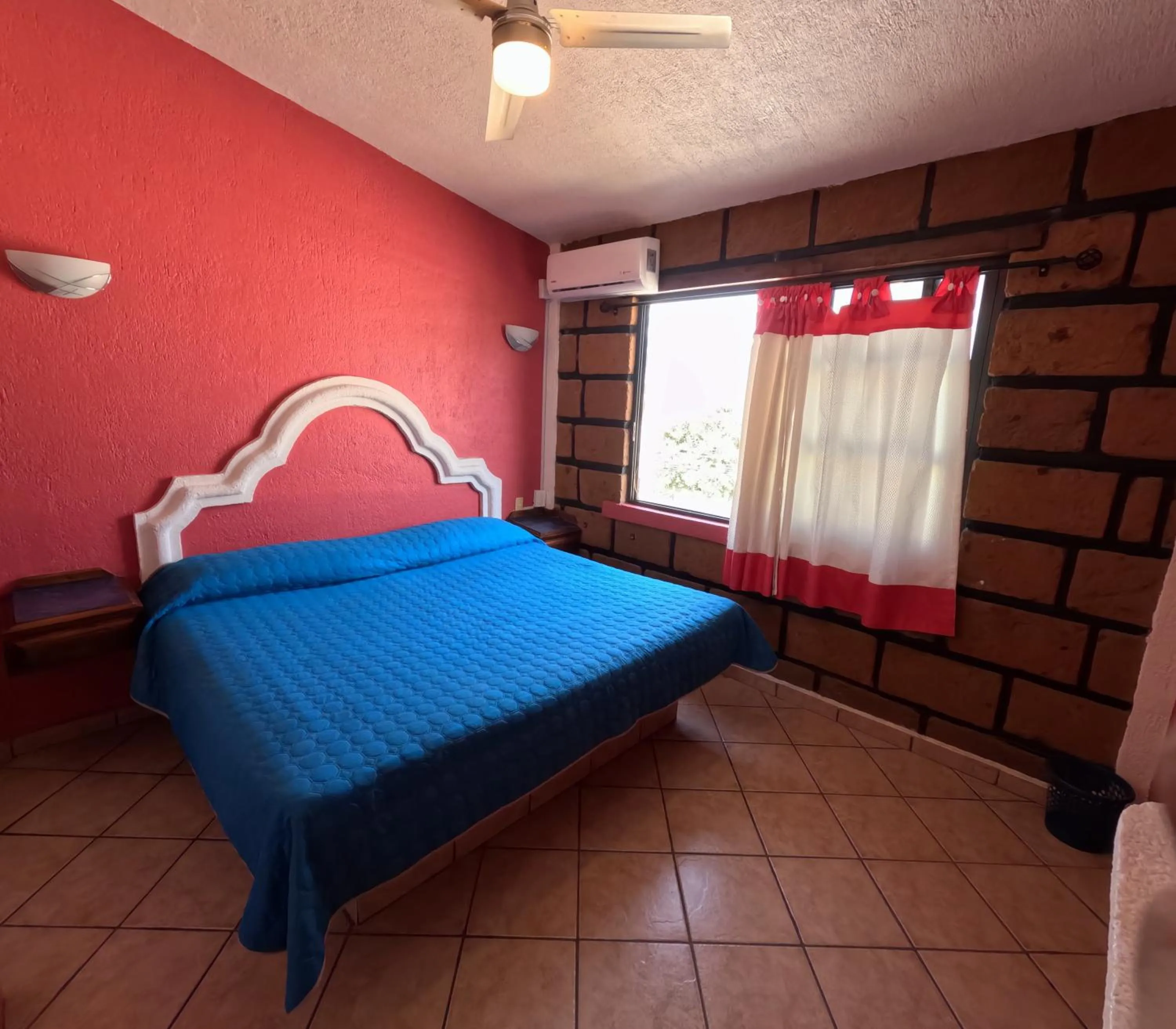 Bed in Hotel Sta Cruz Oaxtepec