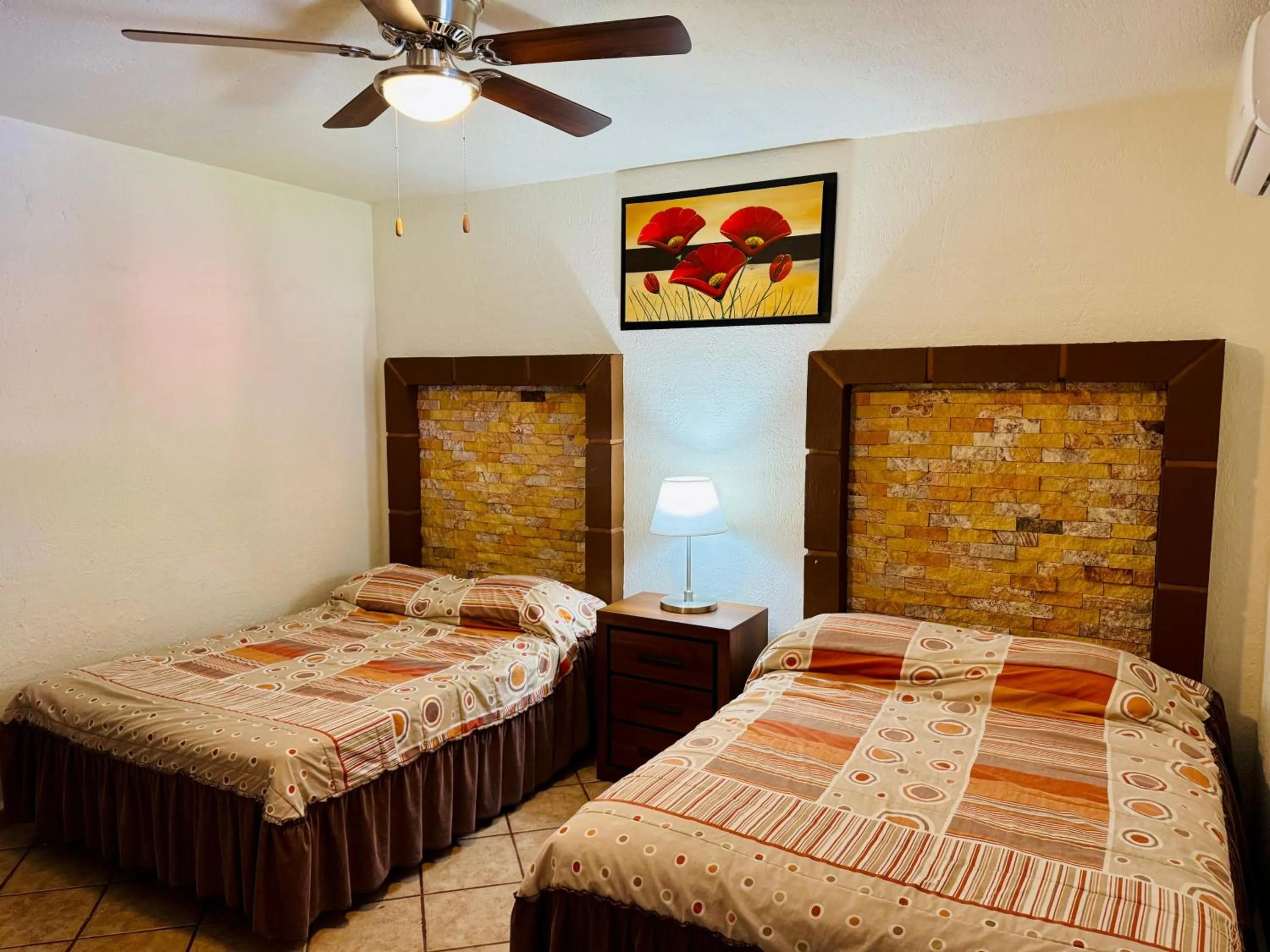 Bed in Hotel Sta Cruz Oaxtepec