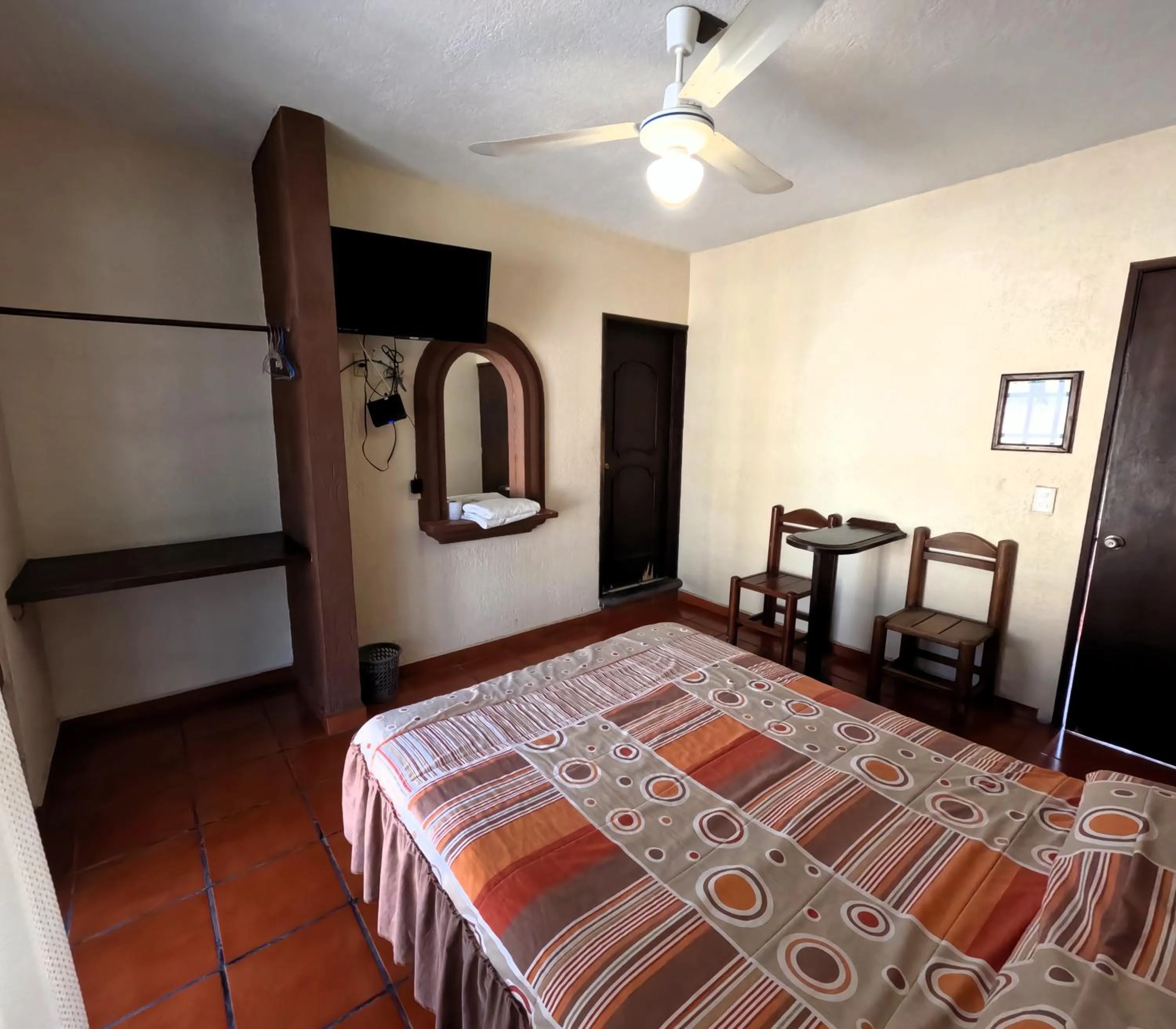 Bed in Hotel Sta Cruz Oaxtepec