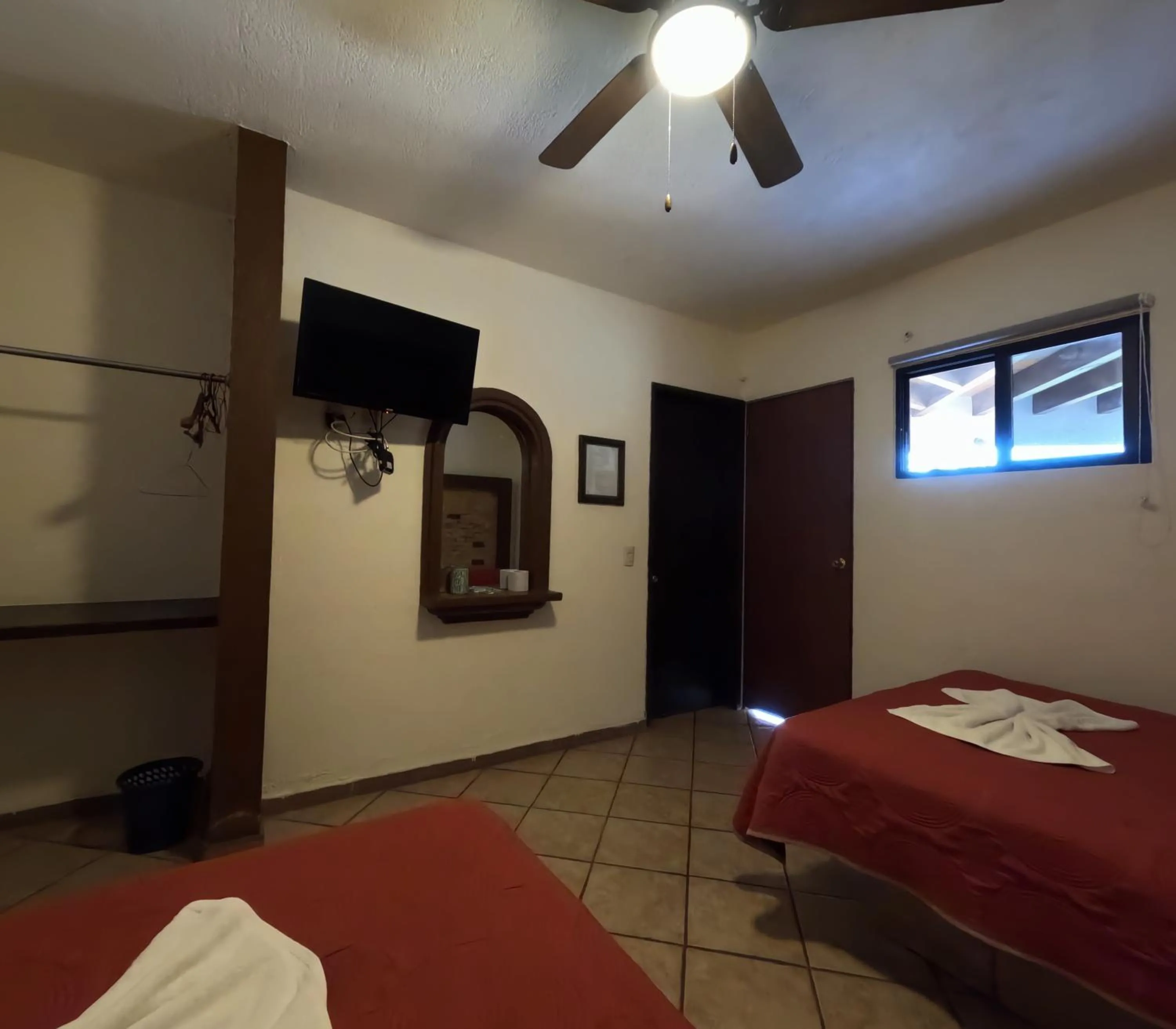 Bed in Hotel Sta Cruz Oaxtepec