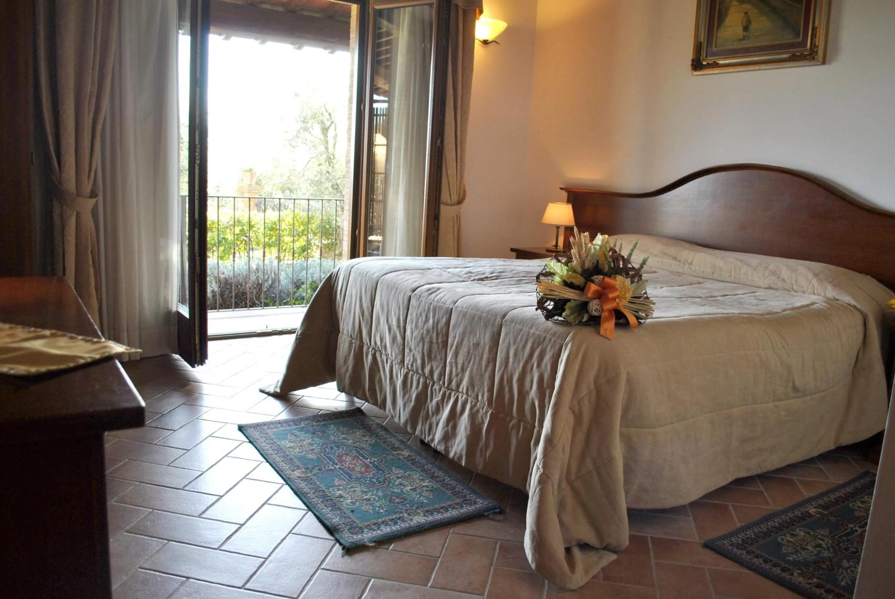 Bed in Hotel Villa San Giorgio