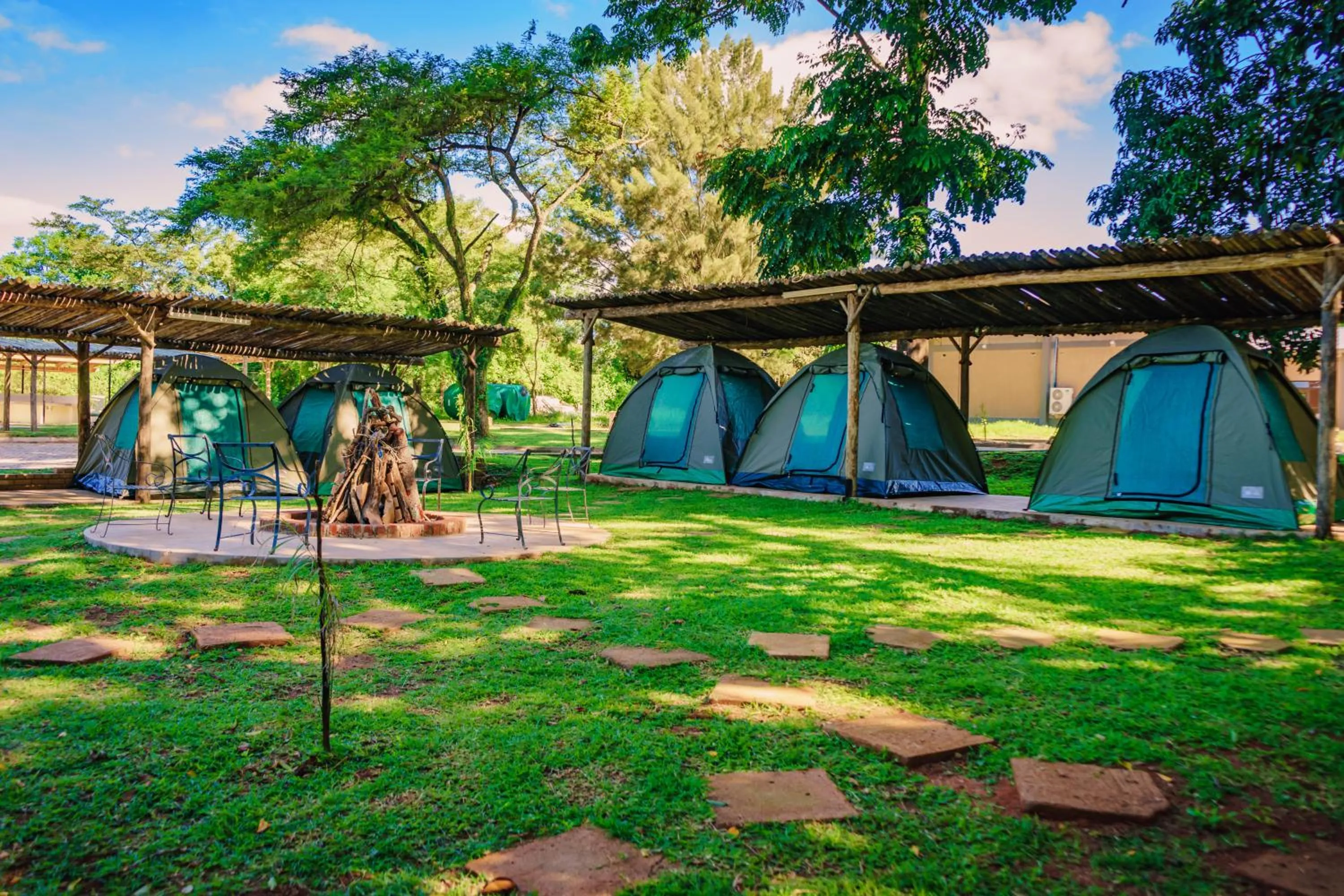 Garden view in Great Zimbabwe Hotel