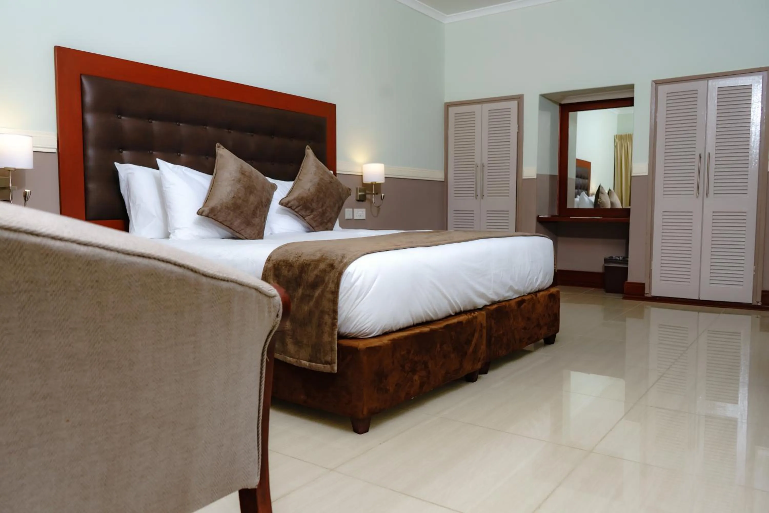 Bedroom in Great Zimbabwe Hotel