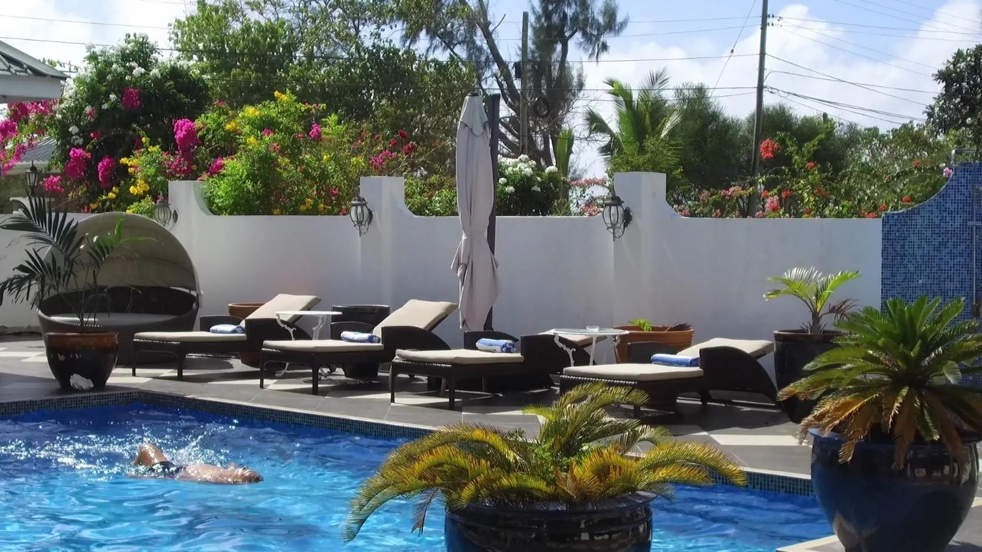 Pool view in Le Bonheur Villa