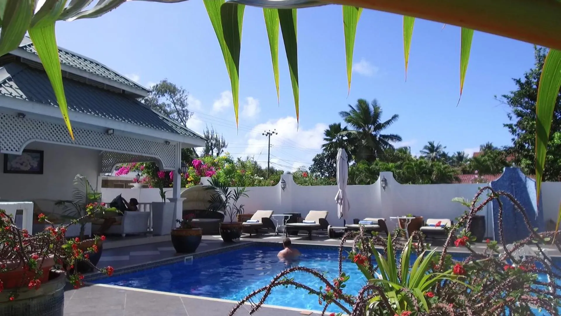 Pool view in Le Bonheur Villa