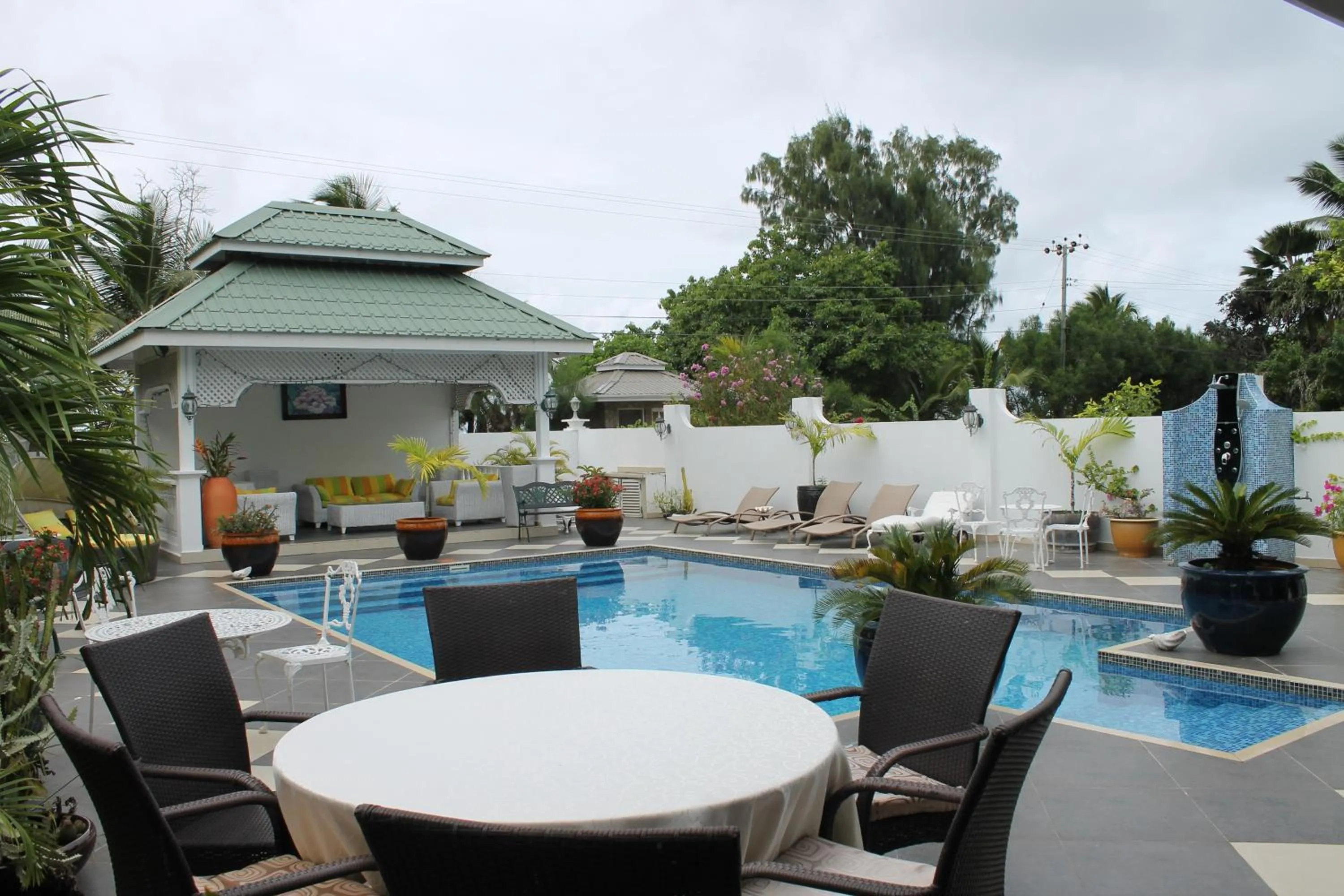 Patio in Le Bonheur Villa