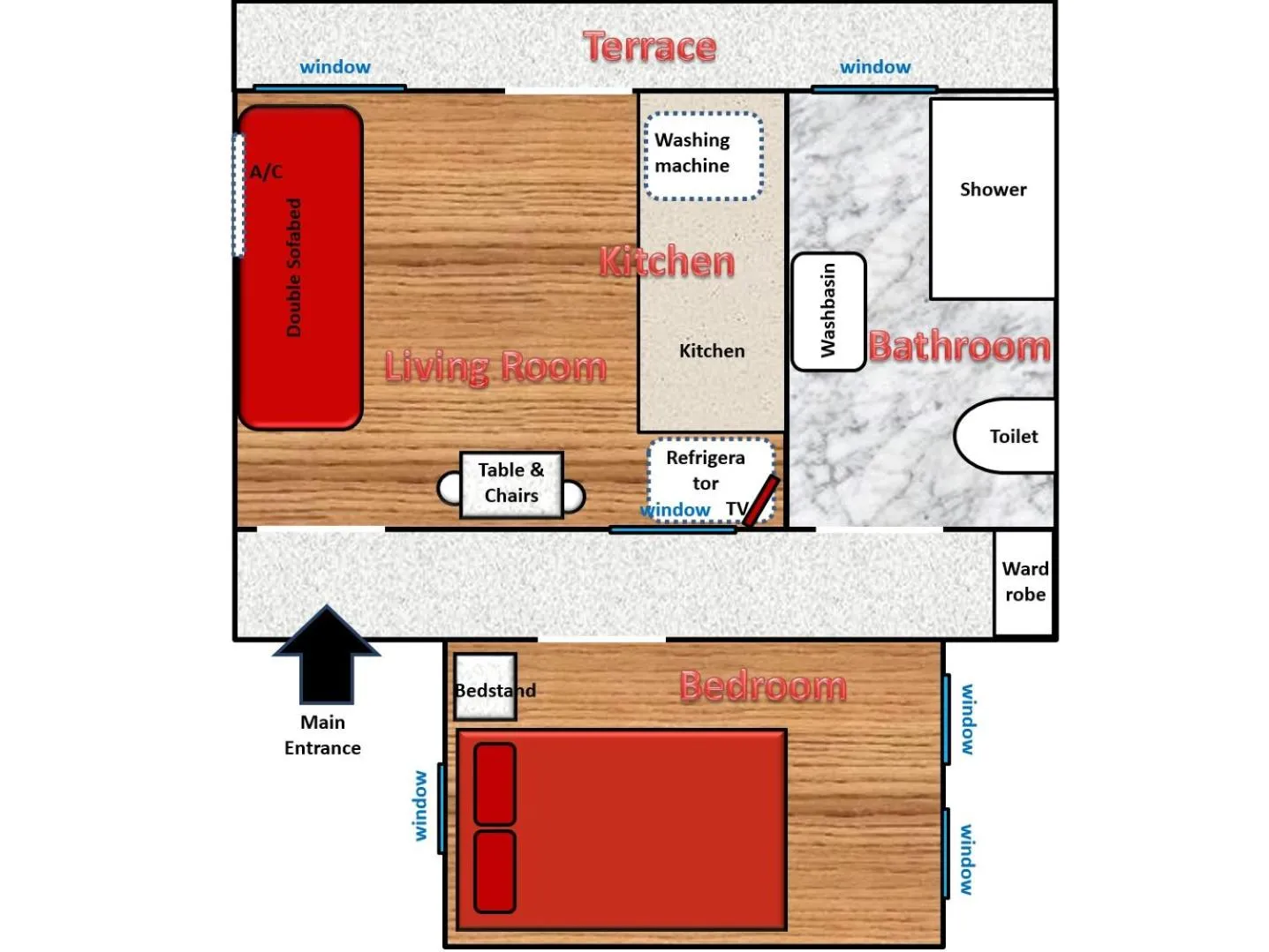 Floor plan in Istanberry - Pera Apartments