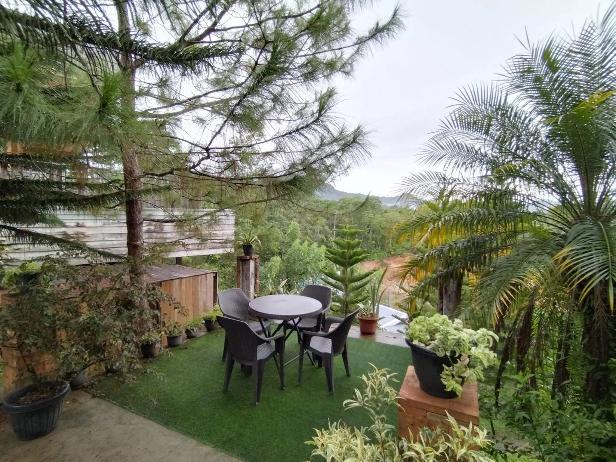 Garden view in The Farmhouse Private Resort