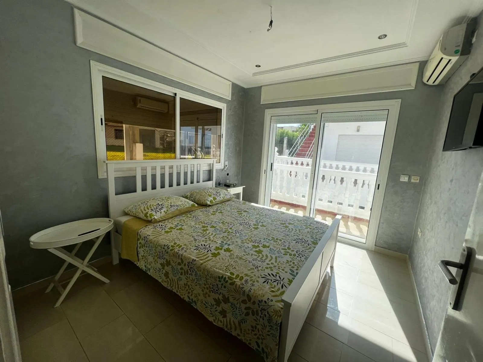 Bed in Villa Tanger Cap Spartel Vue sur mer