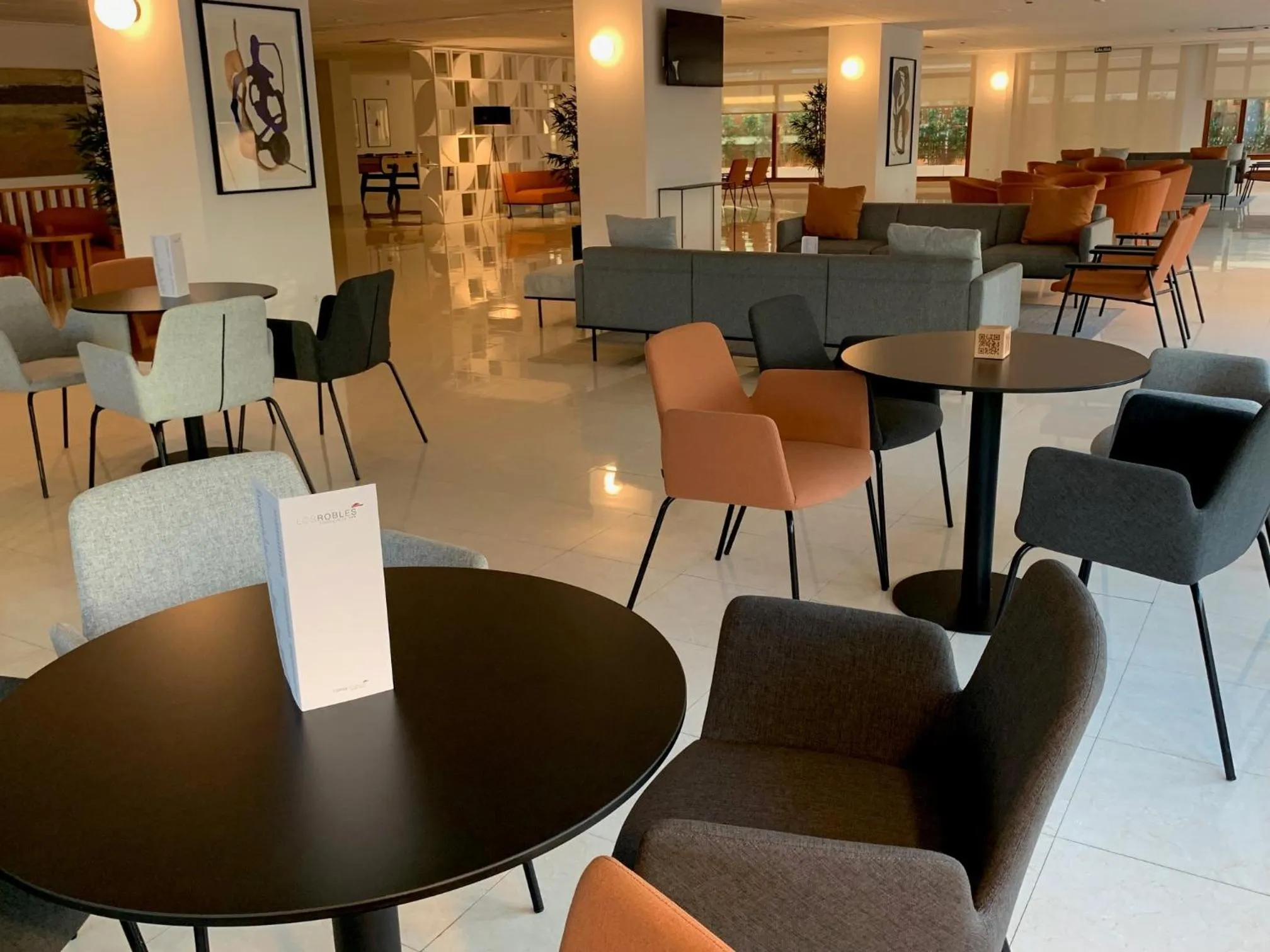 Communal lounge/ TV room in Hotel Los Robles