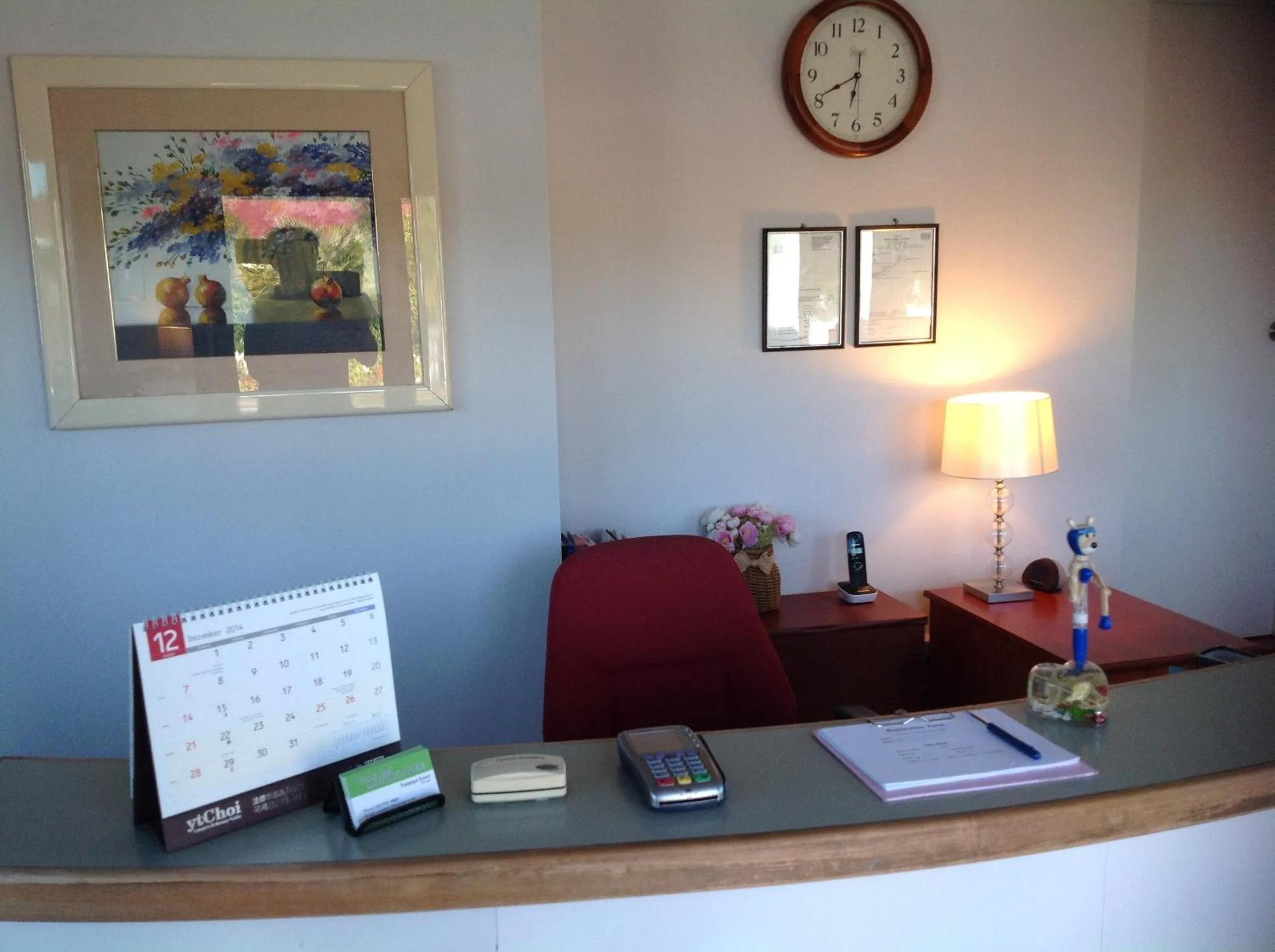 Lobby or reception in Cascades Motor Lodge