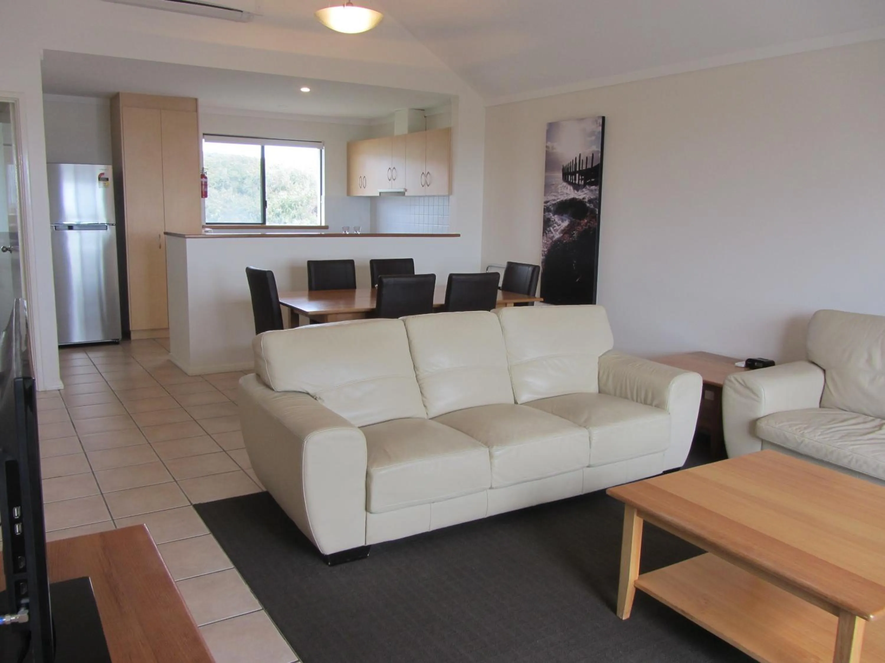 Living room in Margaret River Beach Apartments