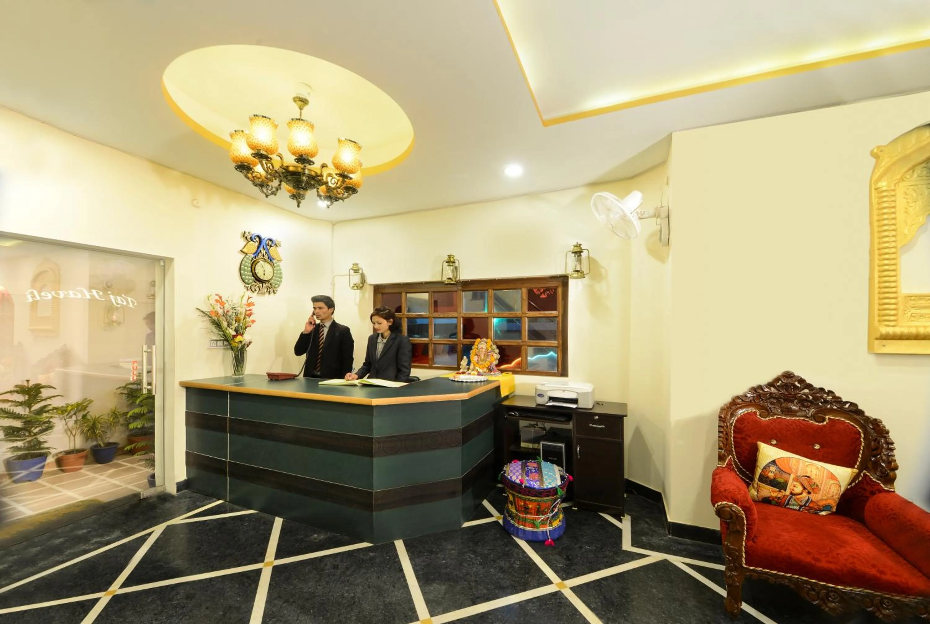 Staff in Taj Haveli Hotel Agra - Walkable Distance From Taj Mahal