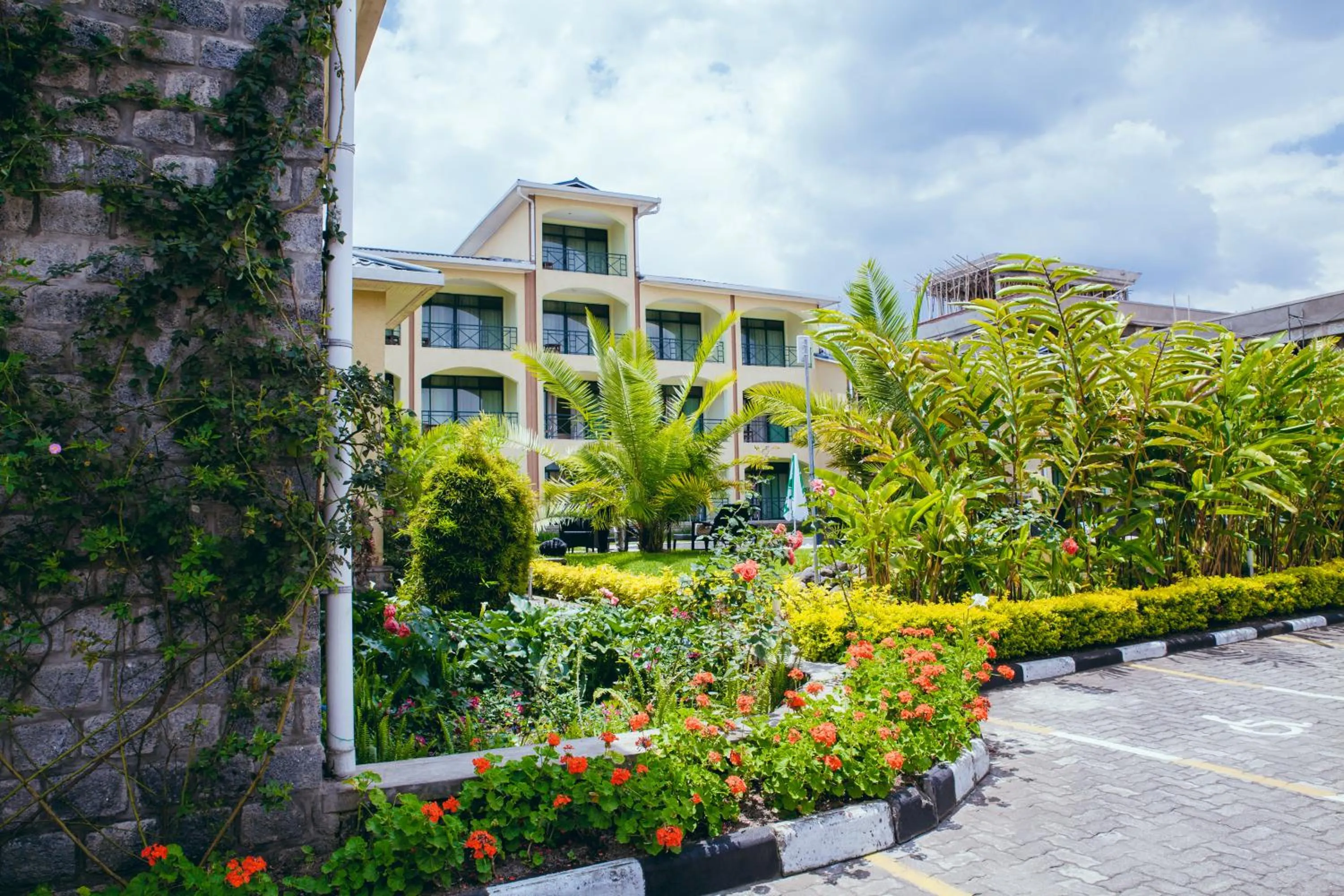 Garden in Gorillas Volcanoes Hotel